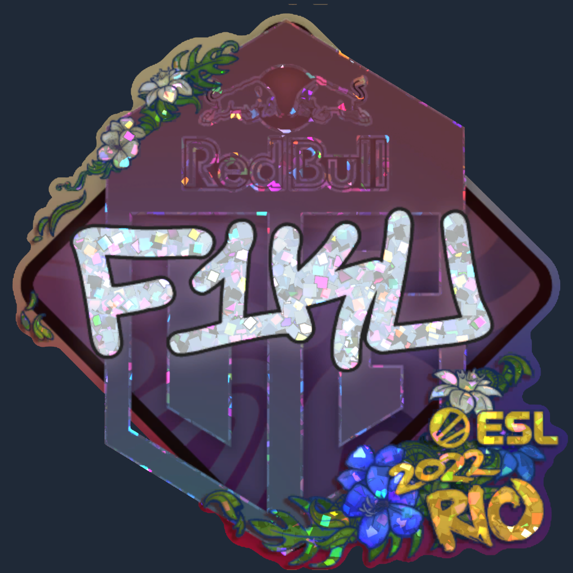 Sticker | F1KU (Glitter) | Rio 2022 Screenshot