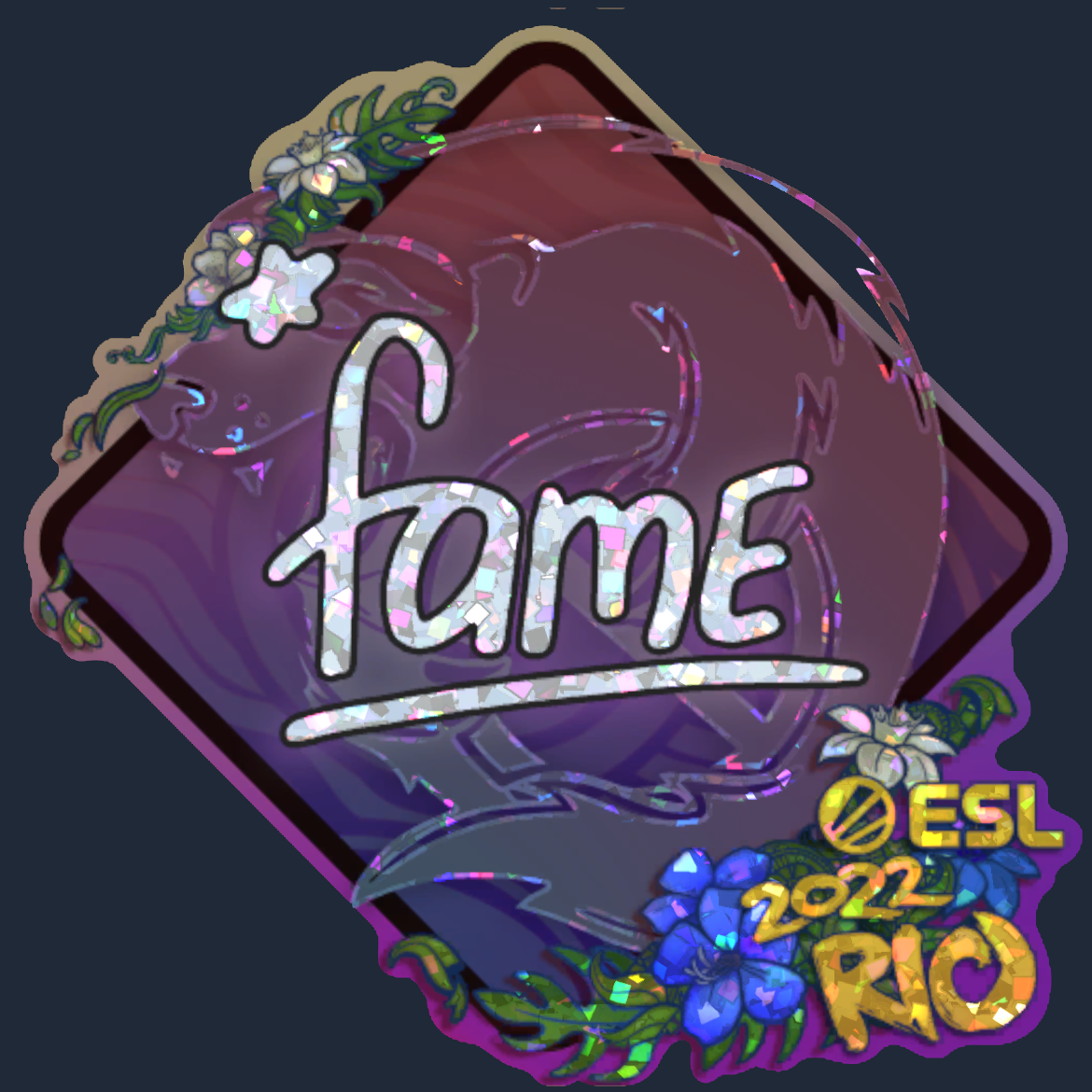 Sticker | fame (Glitter) | Rio 2022 Screenshot