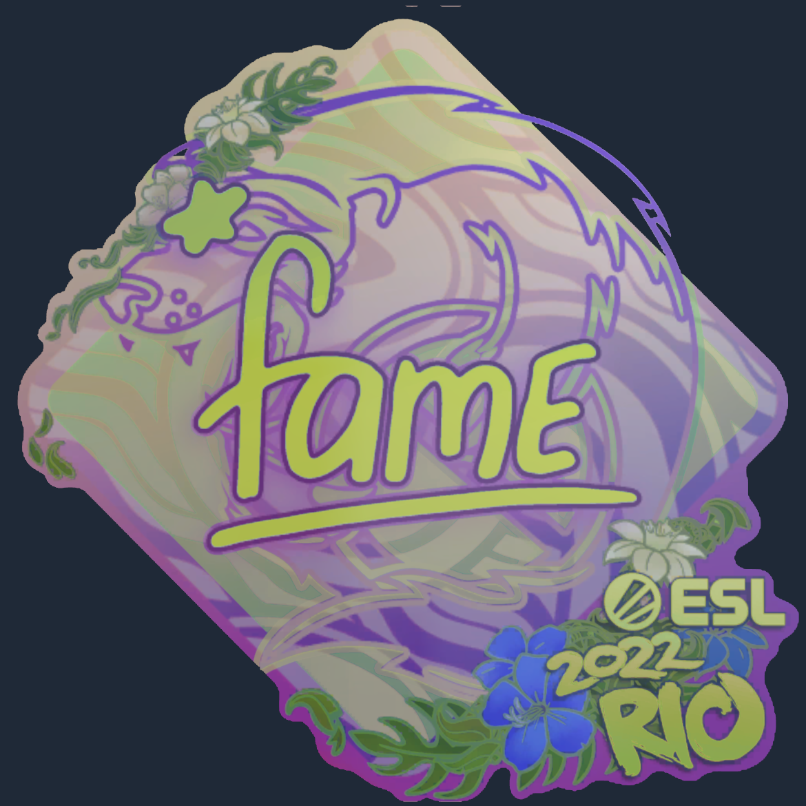 Sticker | fame (Holo) | Rio 2022 Screenshot