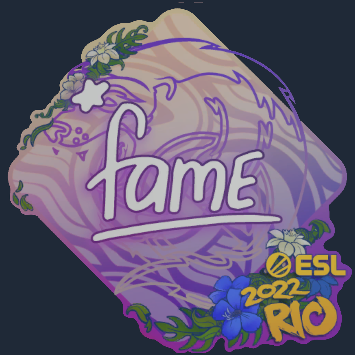 Sticker | fame | Rio 2022 Screenshot