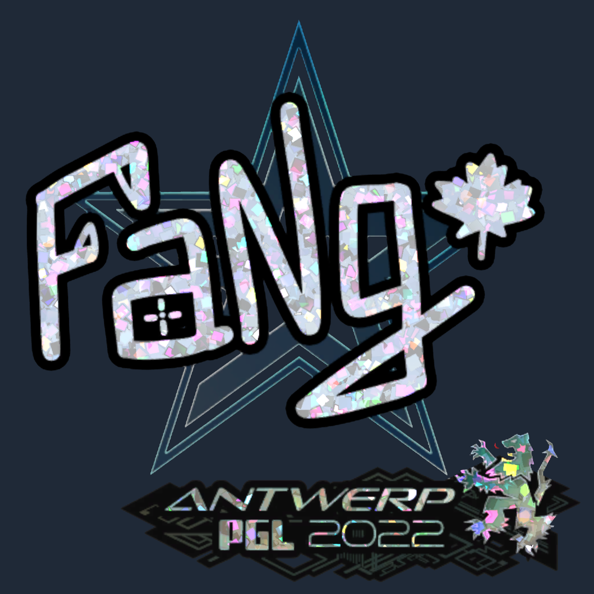 Sticker | FaNg (Glitter) | Antwerp 2022 Screenshot