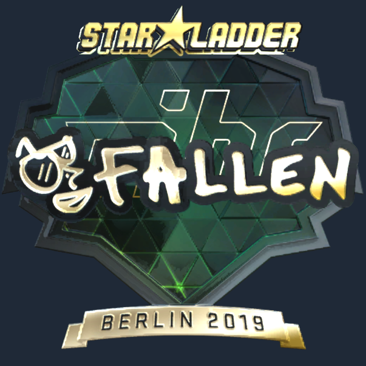 Sticker | FalleN (Gold) | Berlin 2019 Screenshot