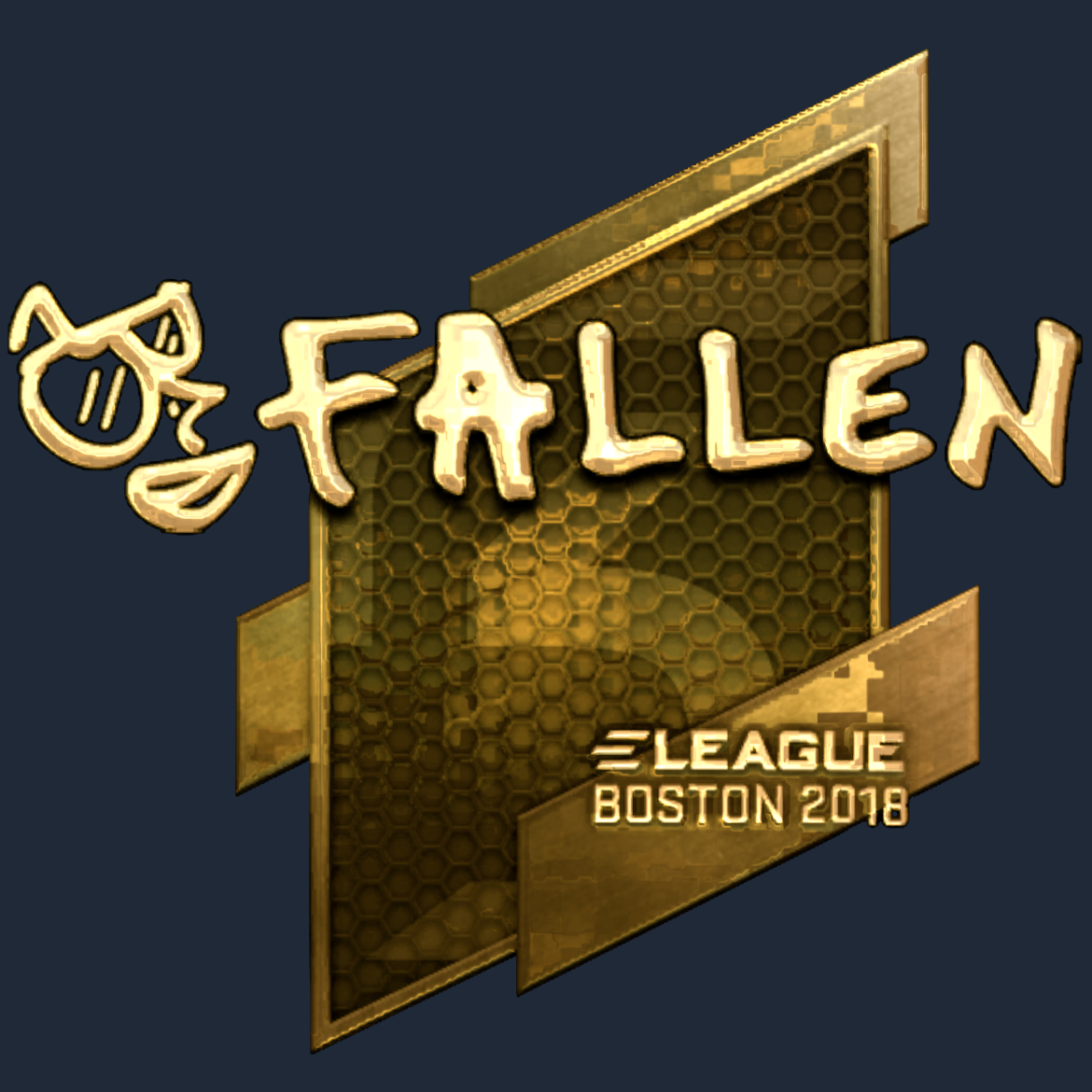 Sticker | FalleN (Gold) | Boston 2018 Screenshot