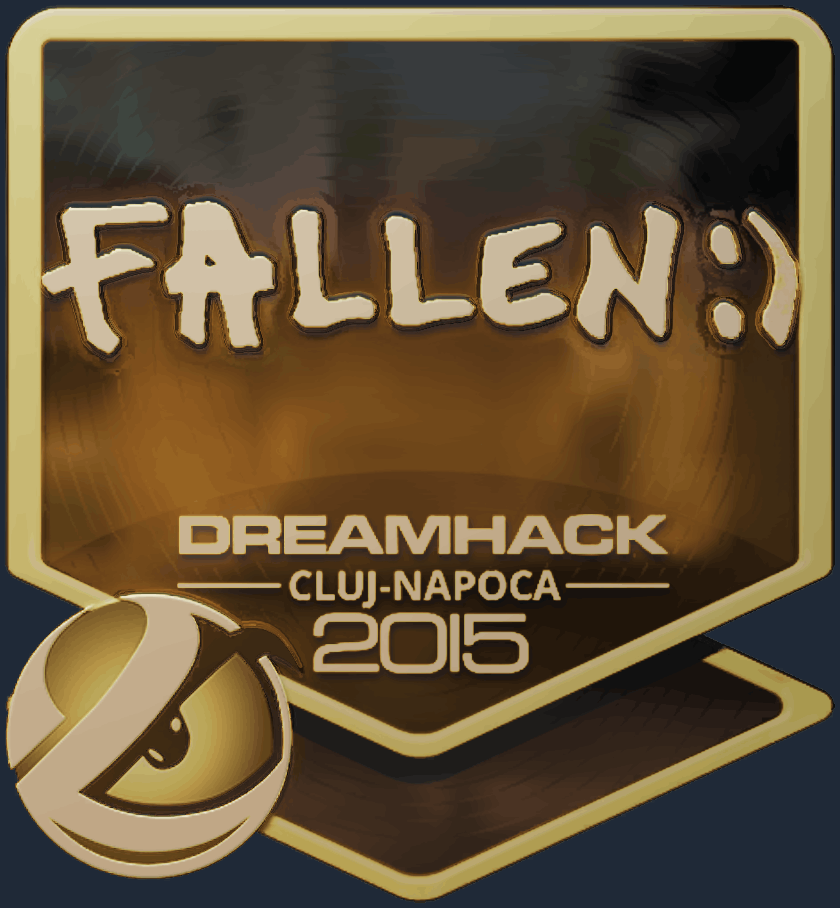 Sticker | FalleN (Gold) | Cluj-Napoca 2015 Screenshot