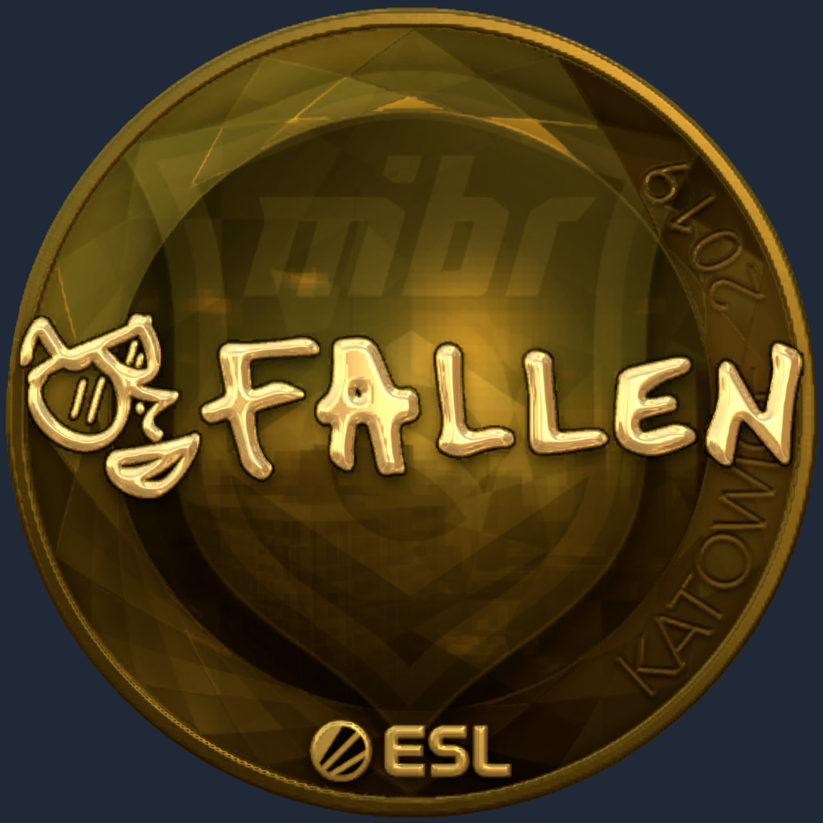 Sticker | FalleN (Gold) | Katowice 2019 Screenshot