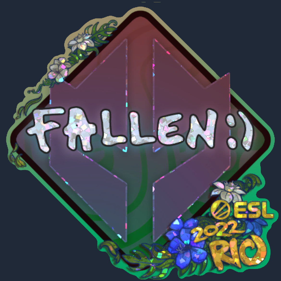 Sticker | FalleN (Glitter) | Rio 2022 Screenshot