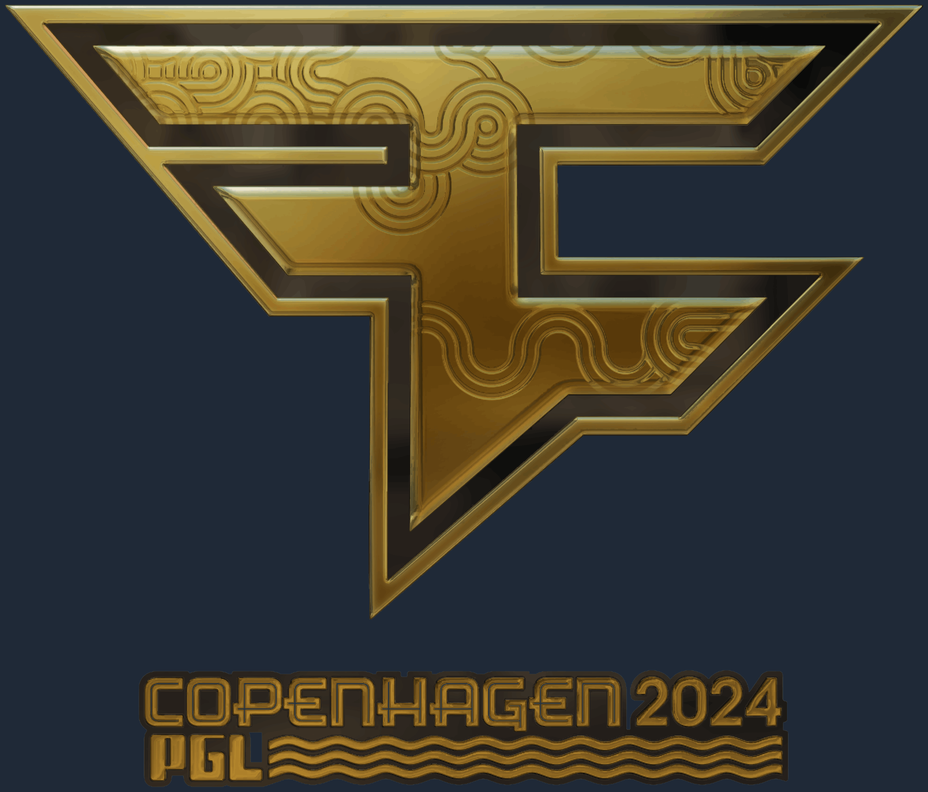Sticker | FaZe Clan (Gold) | Copenhagen 2024 Screenshot