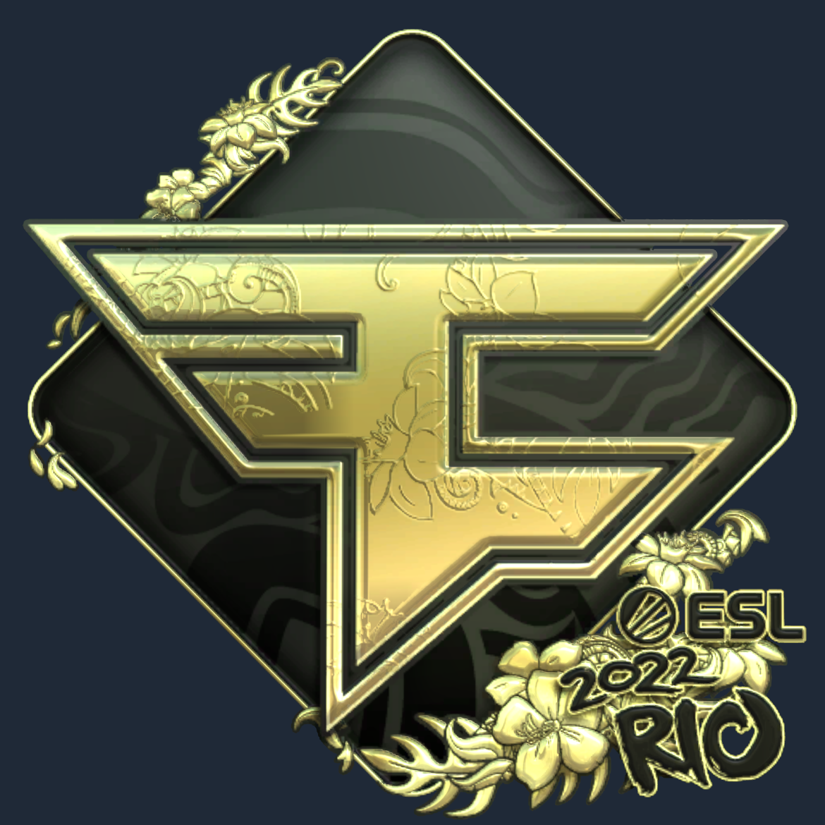 Sticker | FaZe Clan (Gold) | Rio 2022 Screenshot
