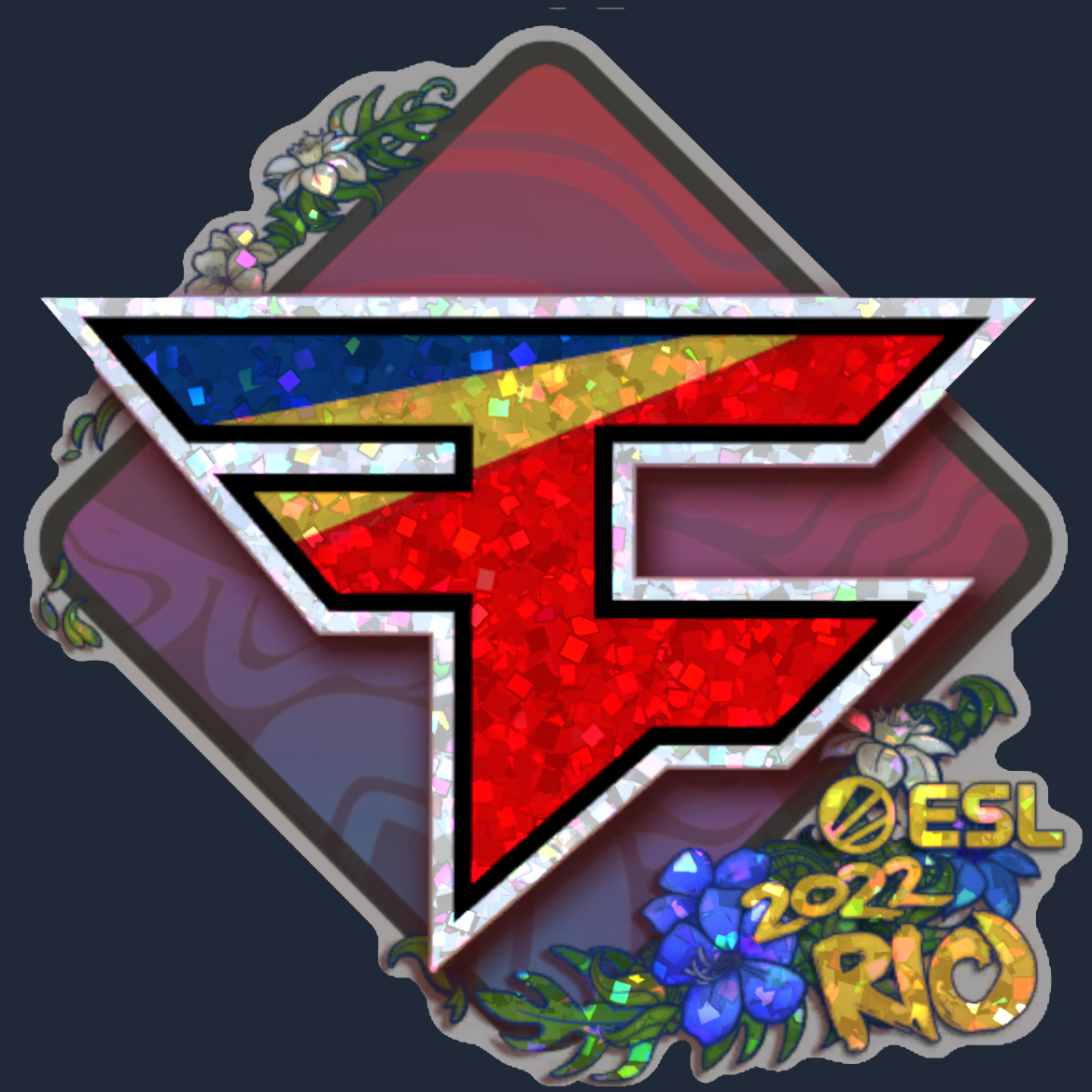 Sticker | FaZe Clan (Glitter) | Rio 2022 Screenshot