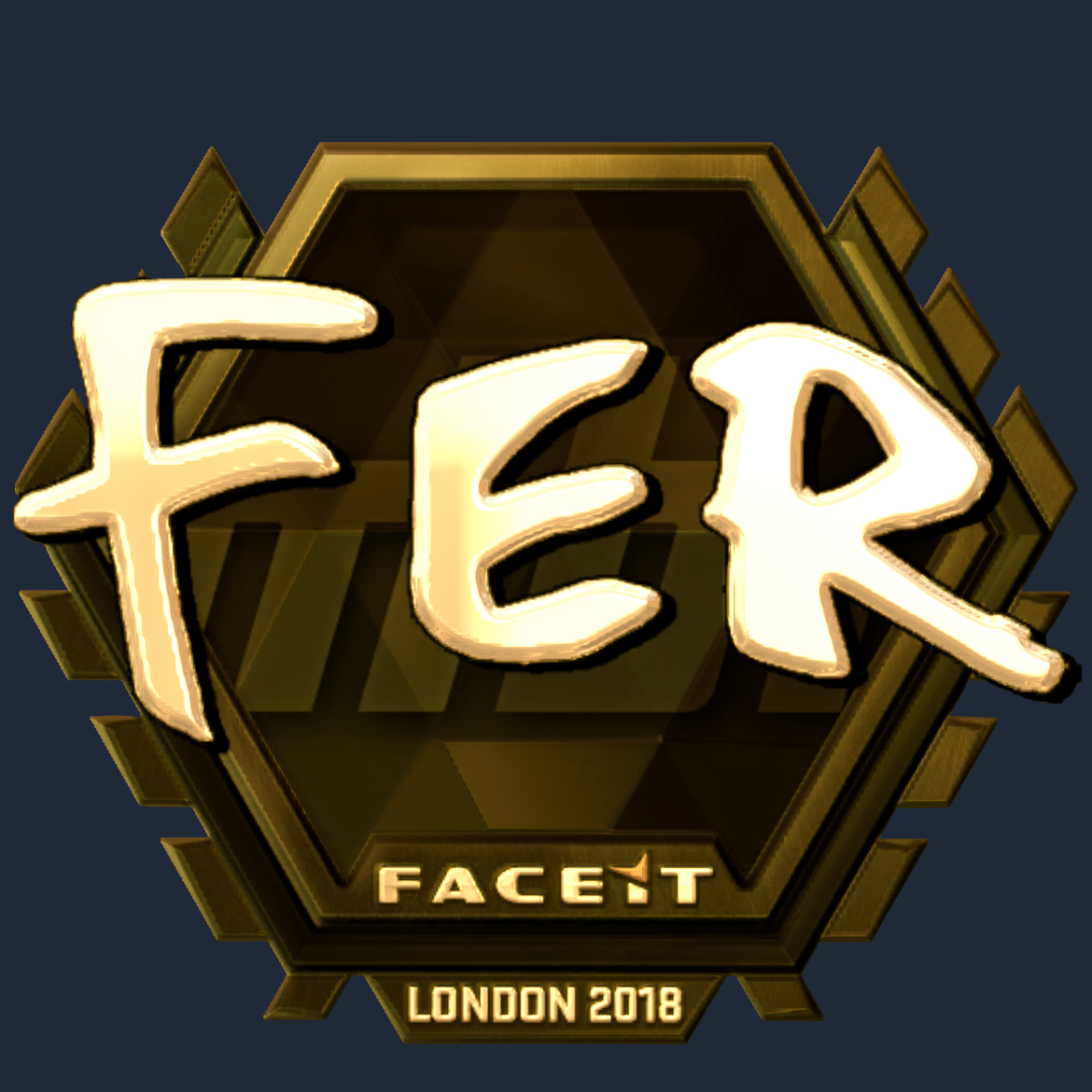 Sticker | fer (Gold) | London 2018 Screenshot