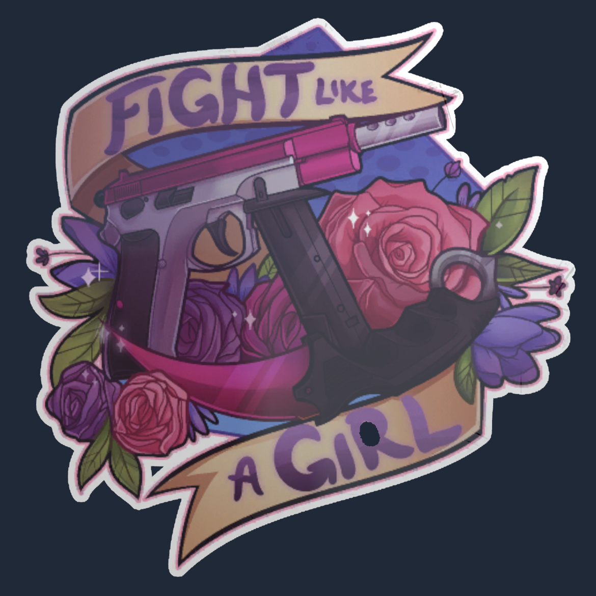 Sticker | Fight like a Girl Screenshot