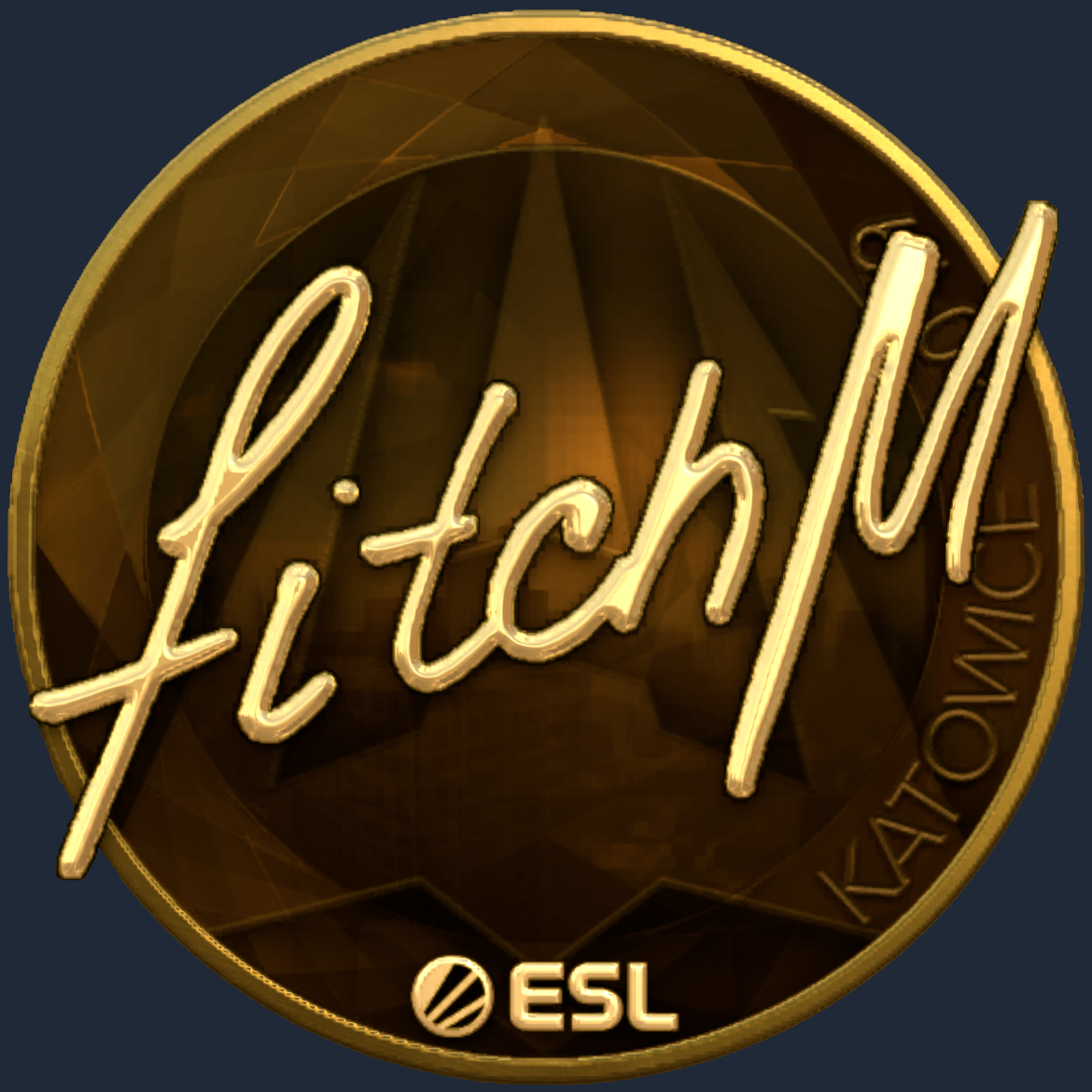 Sticker | fitch (Gold) | Katowice 2019 Screenshot