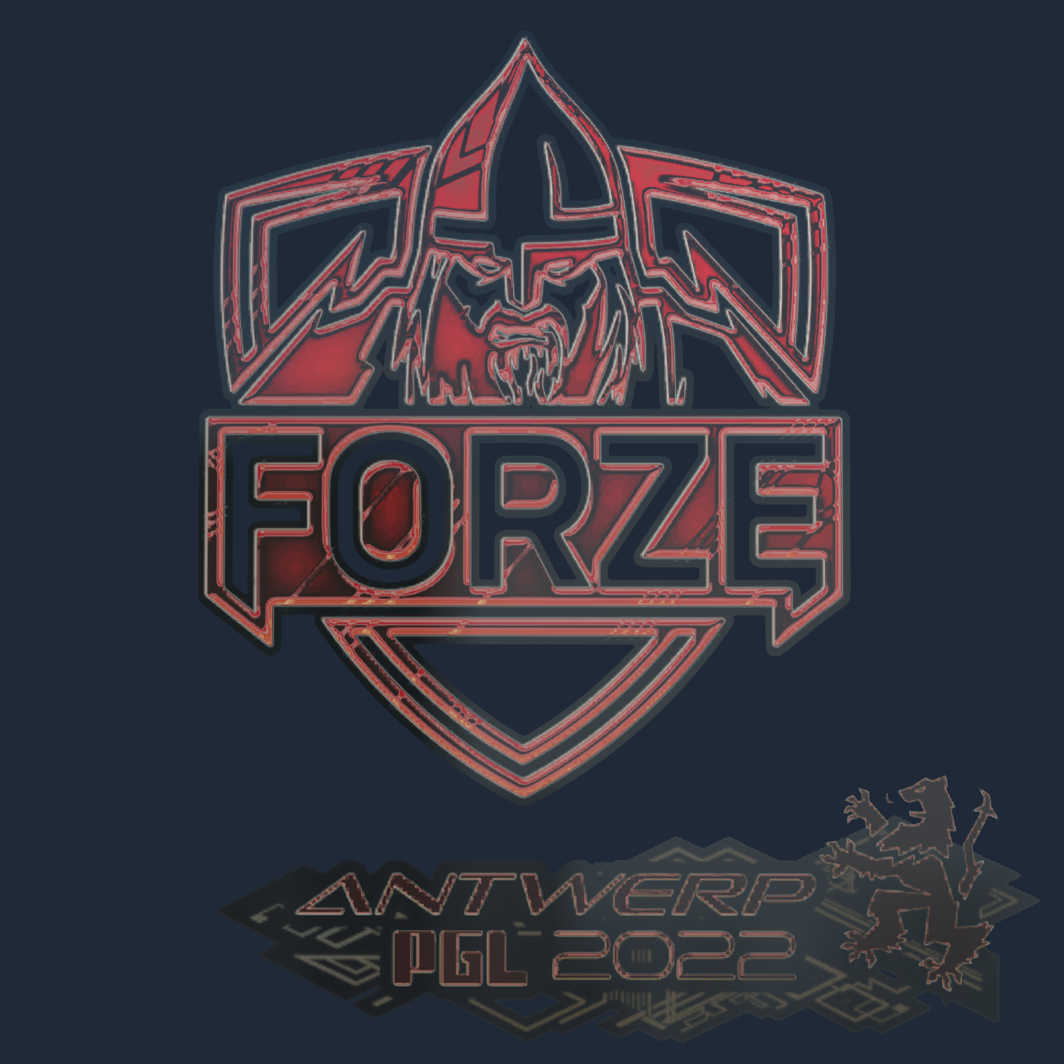 Sticker | forZe eSports (Holo) | Antwerp 2022 Screenshot