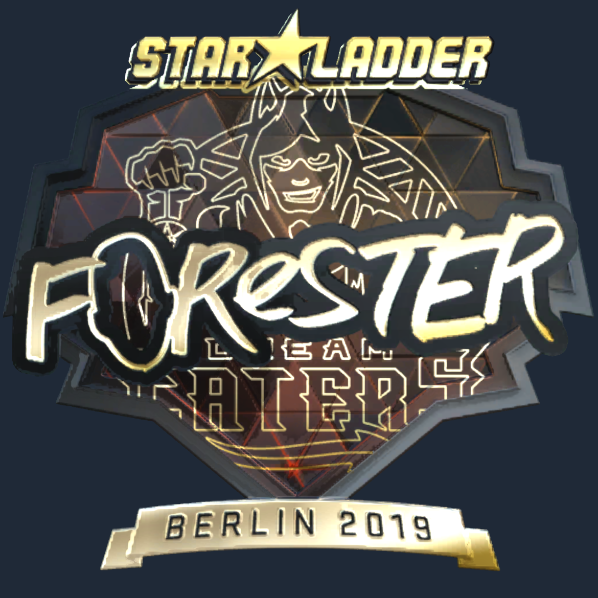 Sticker | Forester (Gold) | Berlin 2019 Screenshot