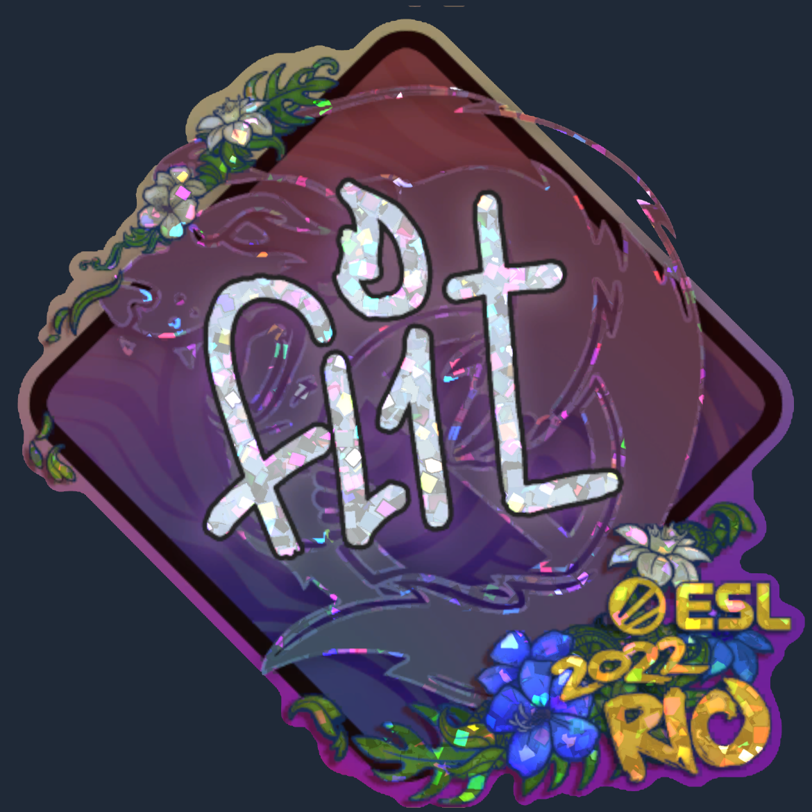 Sticker | FL1T (Glitter) | Rio 2022 Screenshot