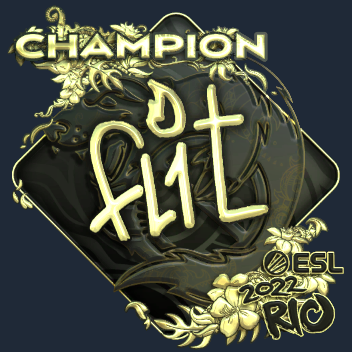 Sticker | FL1T (Gold, Champion) | Rio 2022 Screenshot