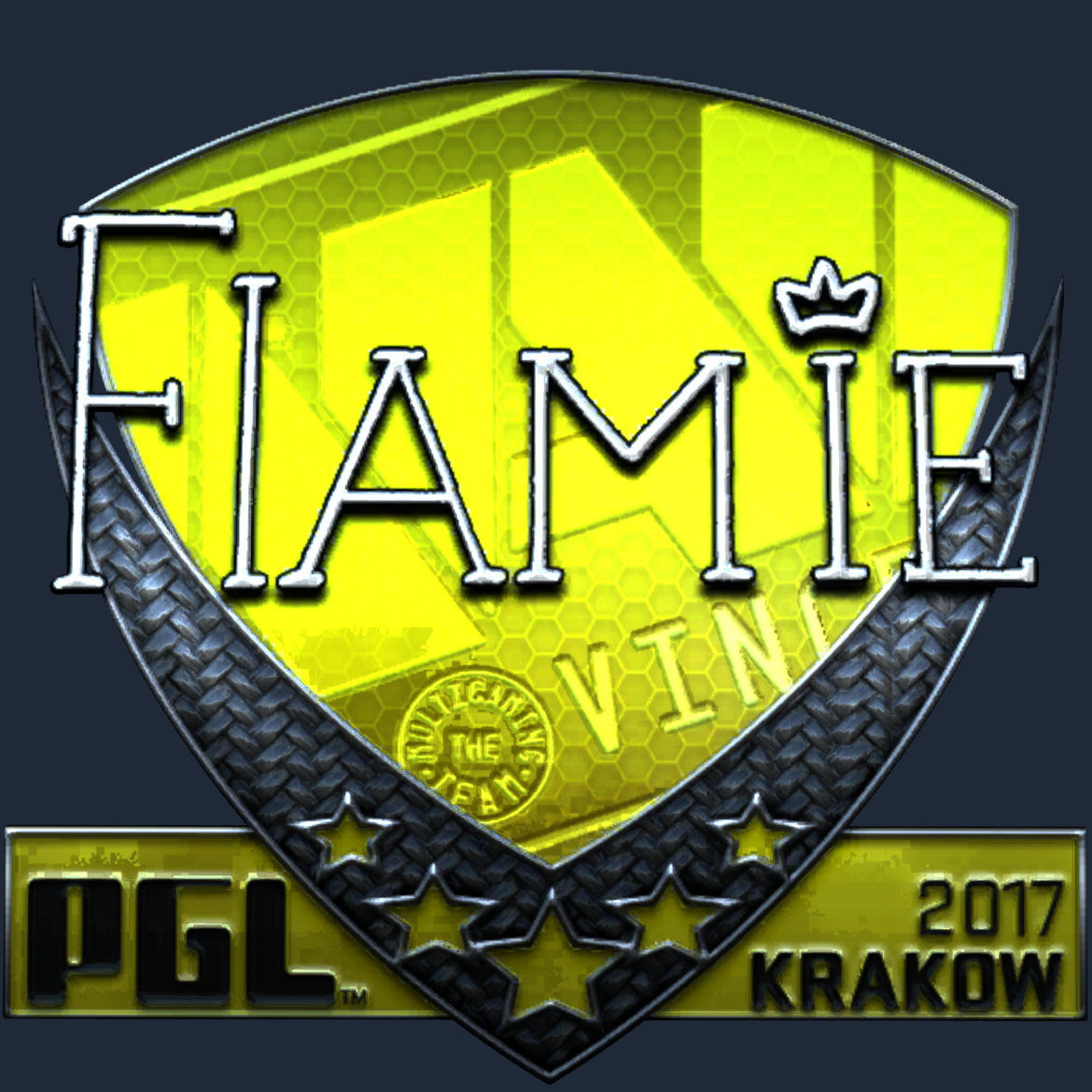 Sticker | flamie (Foil) | Krakow 2017 Screenshot