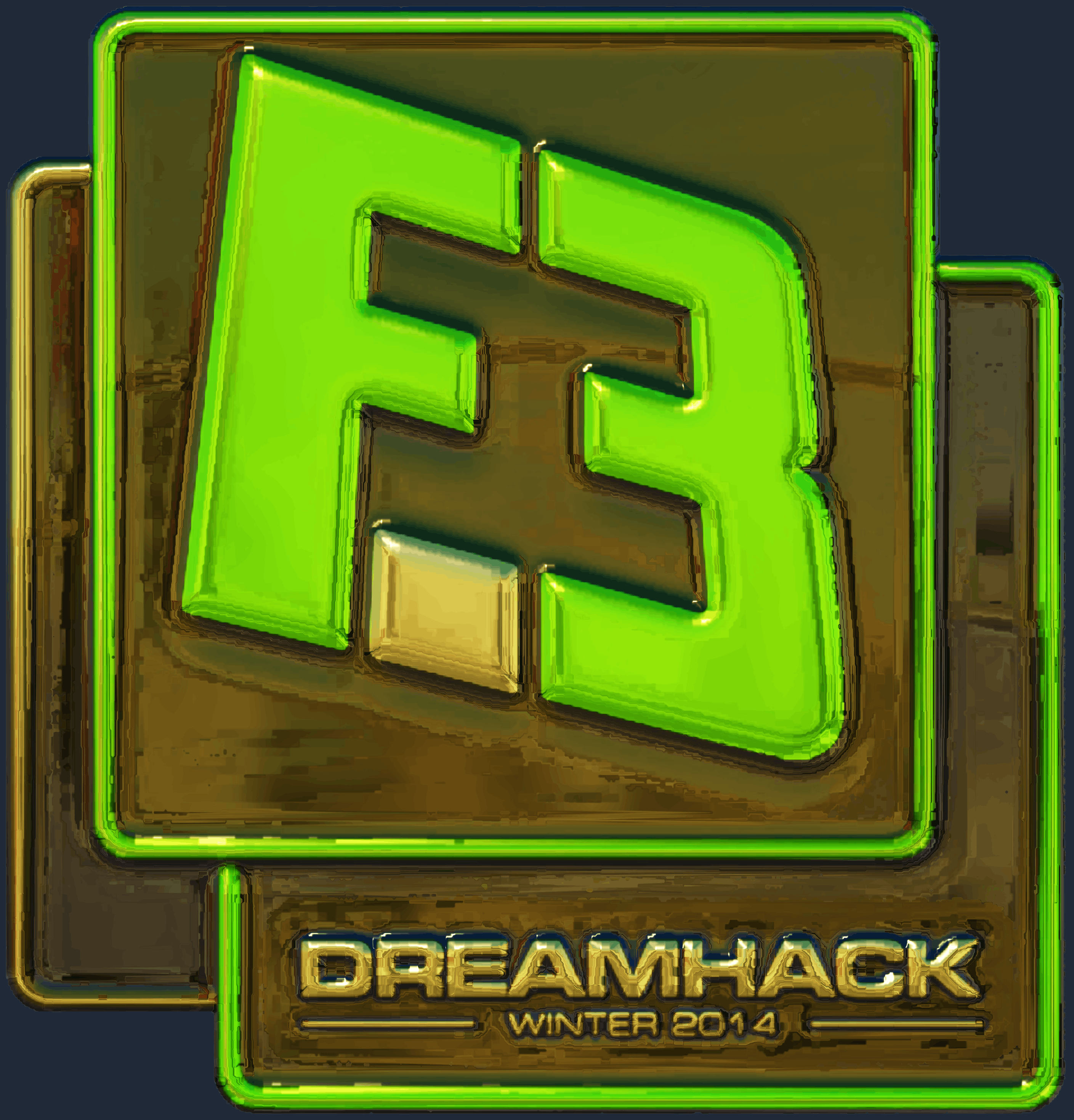 Sticker | Flipsid3 Tactics (Gold) | DreamHack 2014 Screenshot