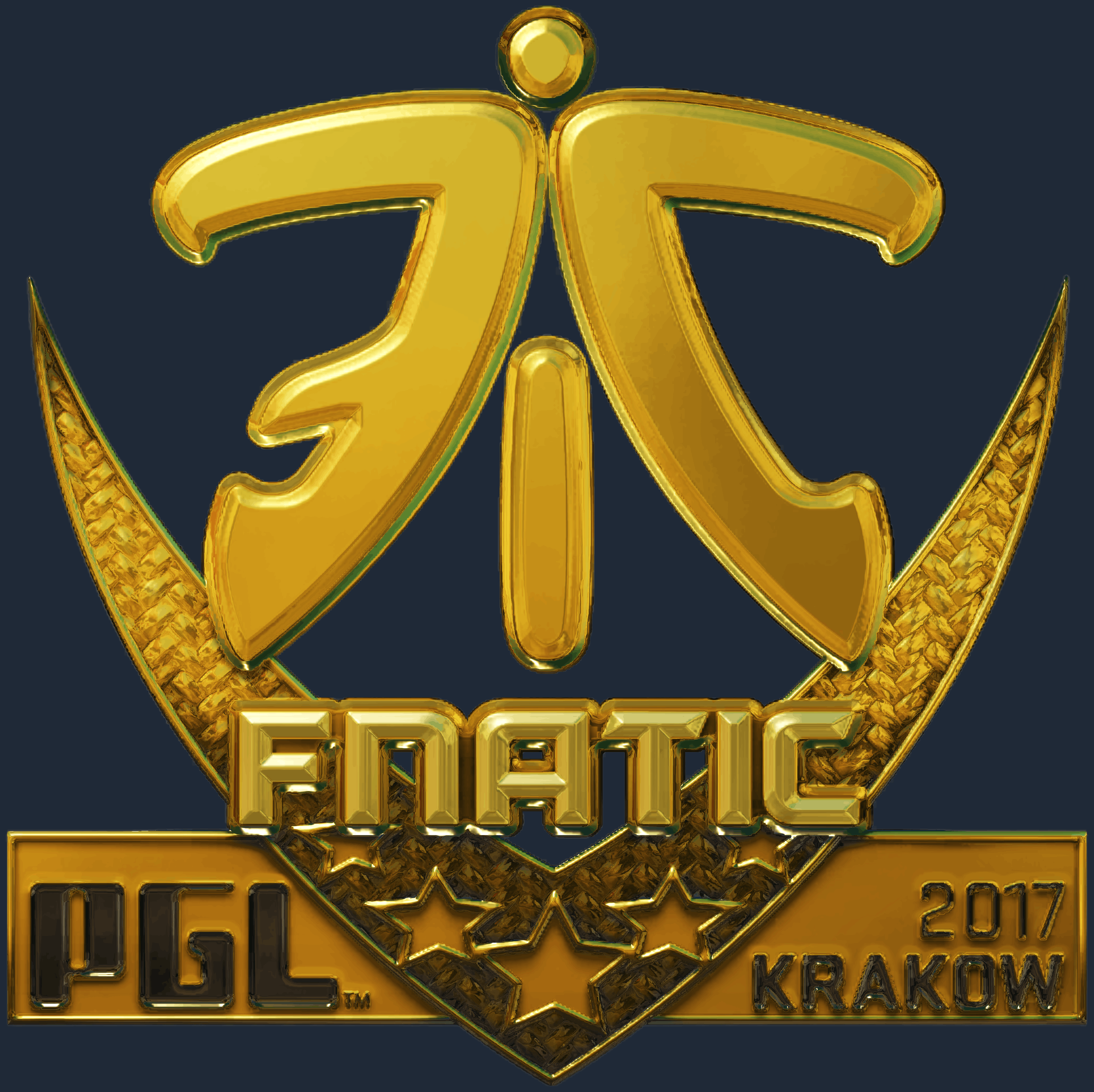 Sticker | Fnatic (Gold) | Krakow 2017 Screenshot