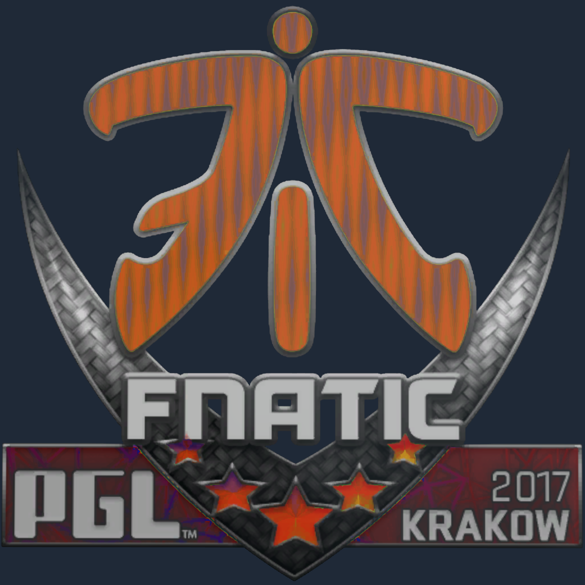 Sticker | Fnatic (Holo) | Krakow 2017 Screenshot