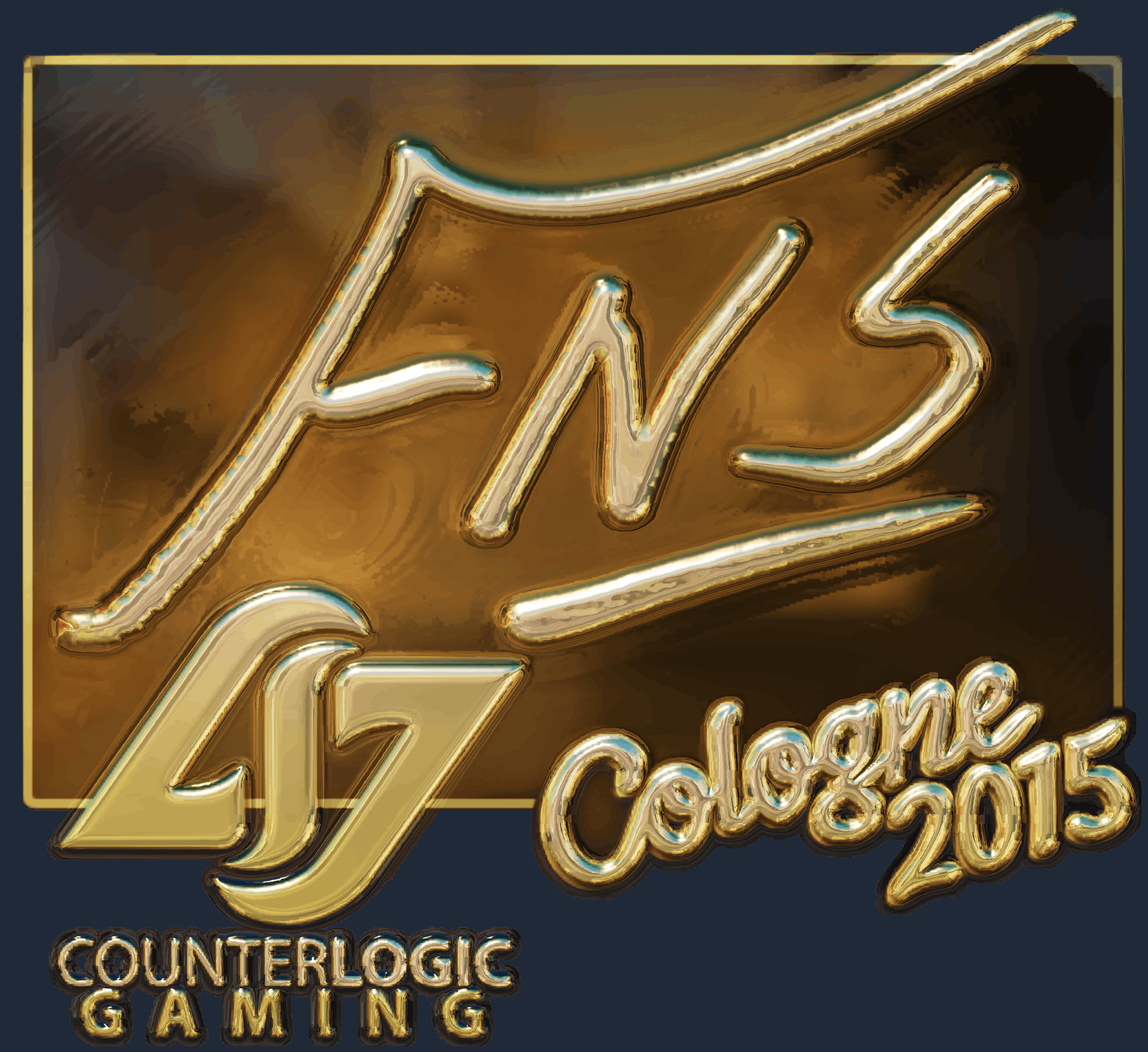 Sticker | FNS (Gold) | Cologne 2015 Screenshot
