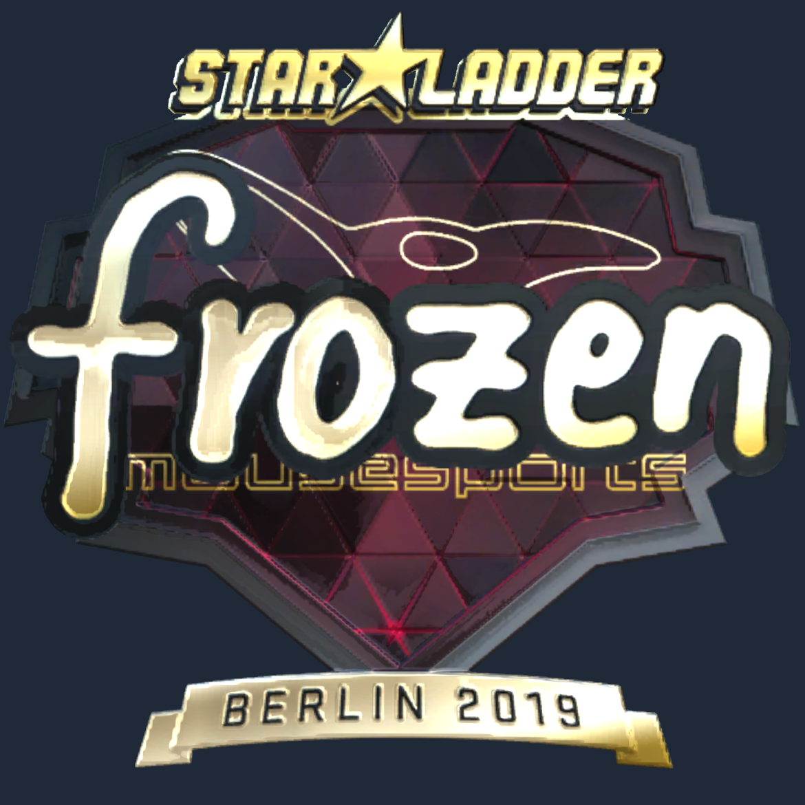 Sticker | frozen (Gold) | Berlin 2019 Screenshot