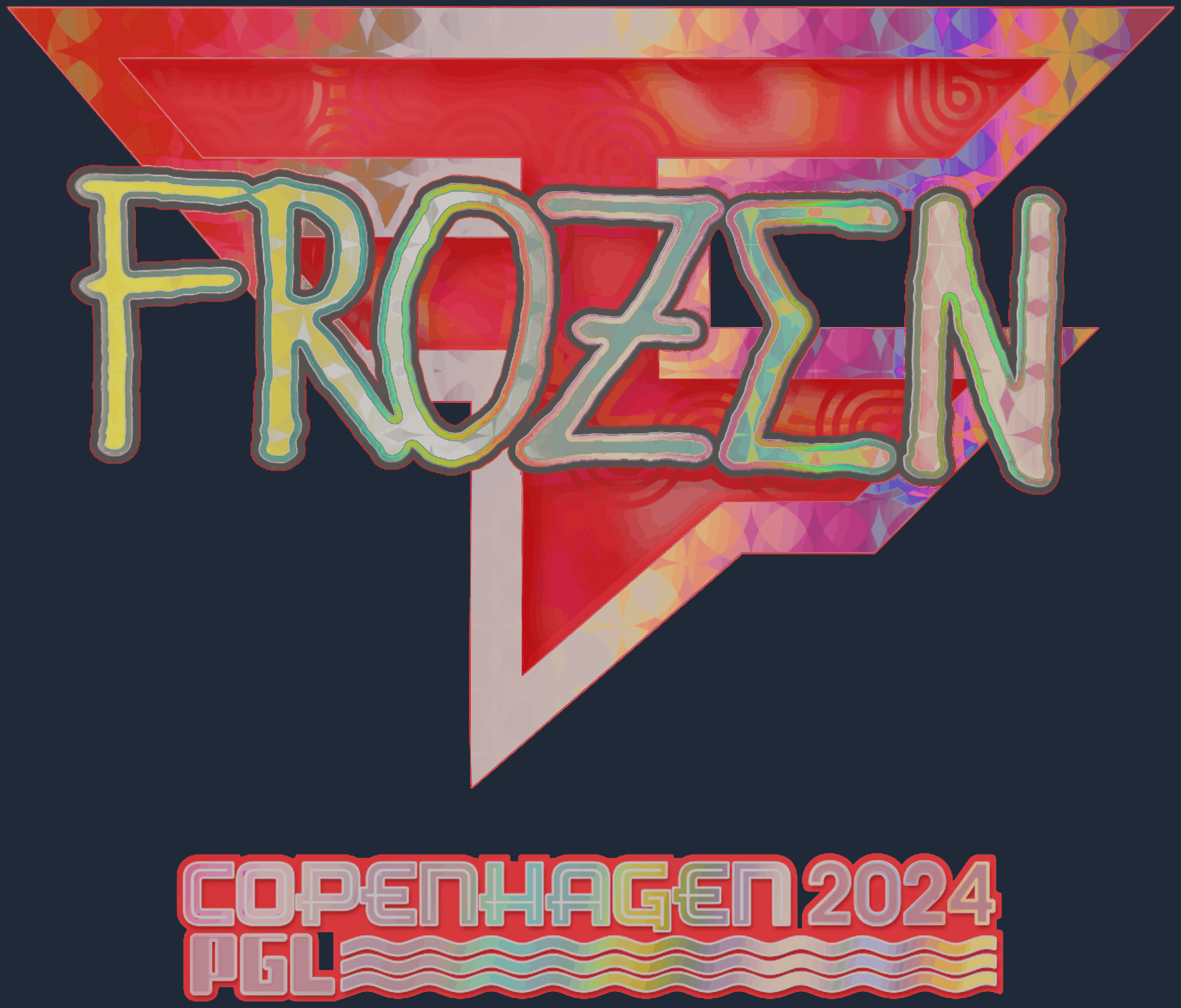 Sticker | frozen (Holo) | Copenhagen 2024 Screenshot