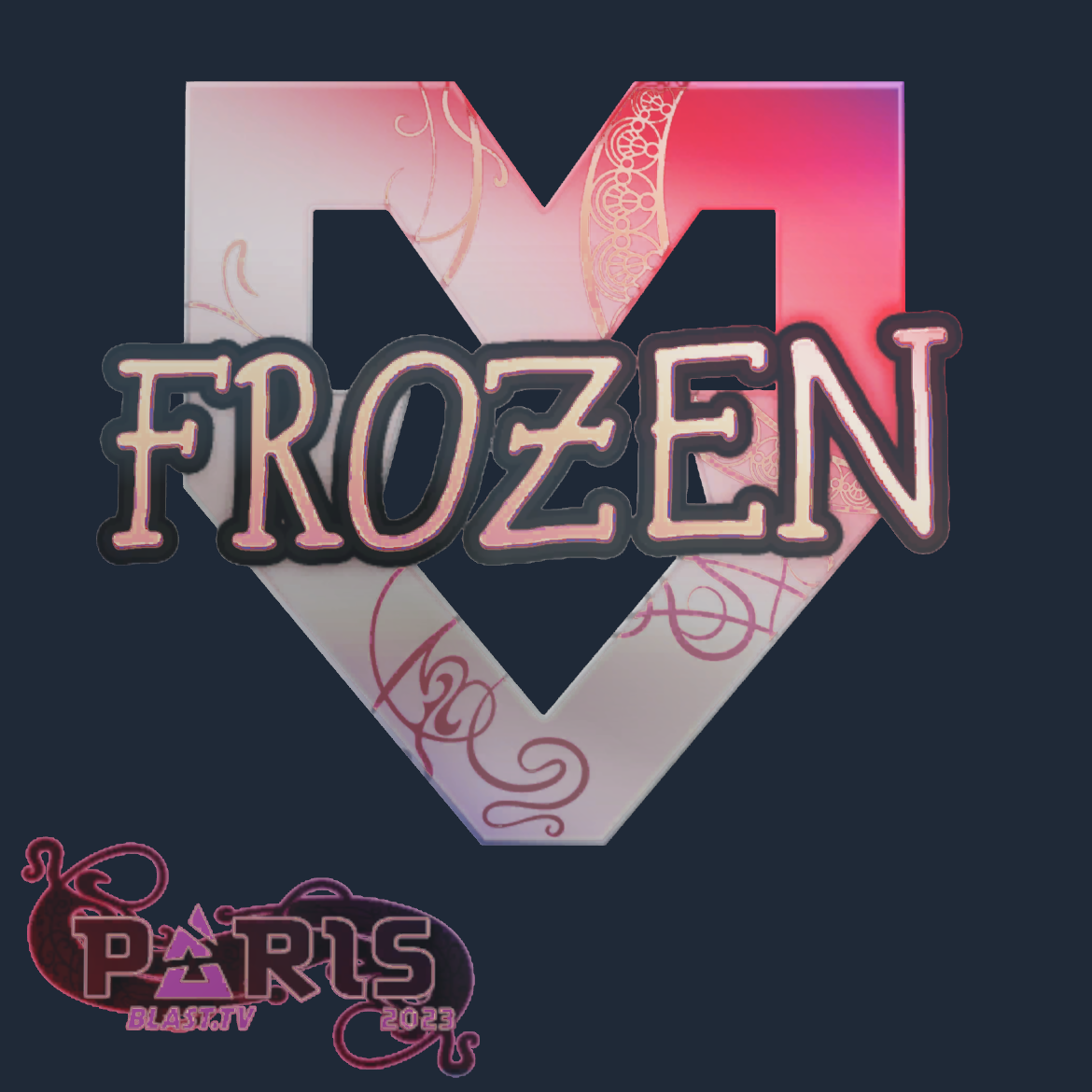 Sticker | frozen (Holo) | Paris 2023 Screenshot