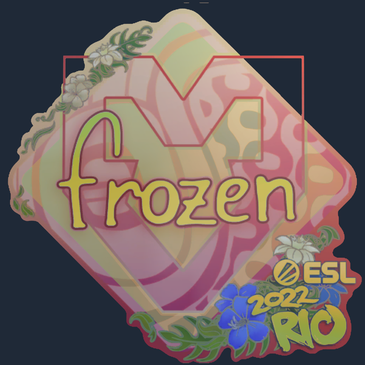Sticker | frozen (Holo) | Rio 2022 Screenshot