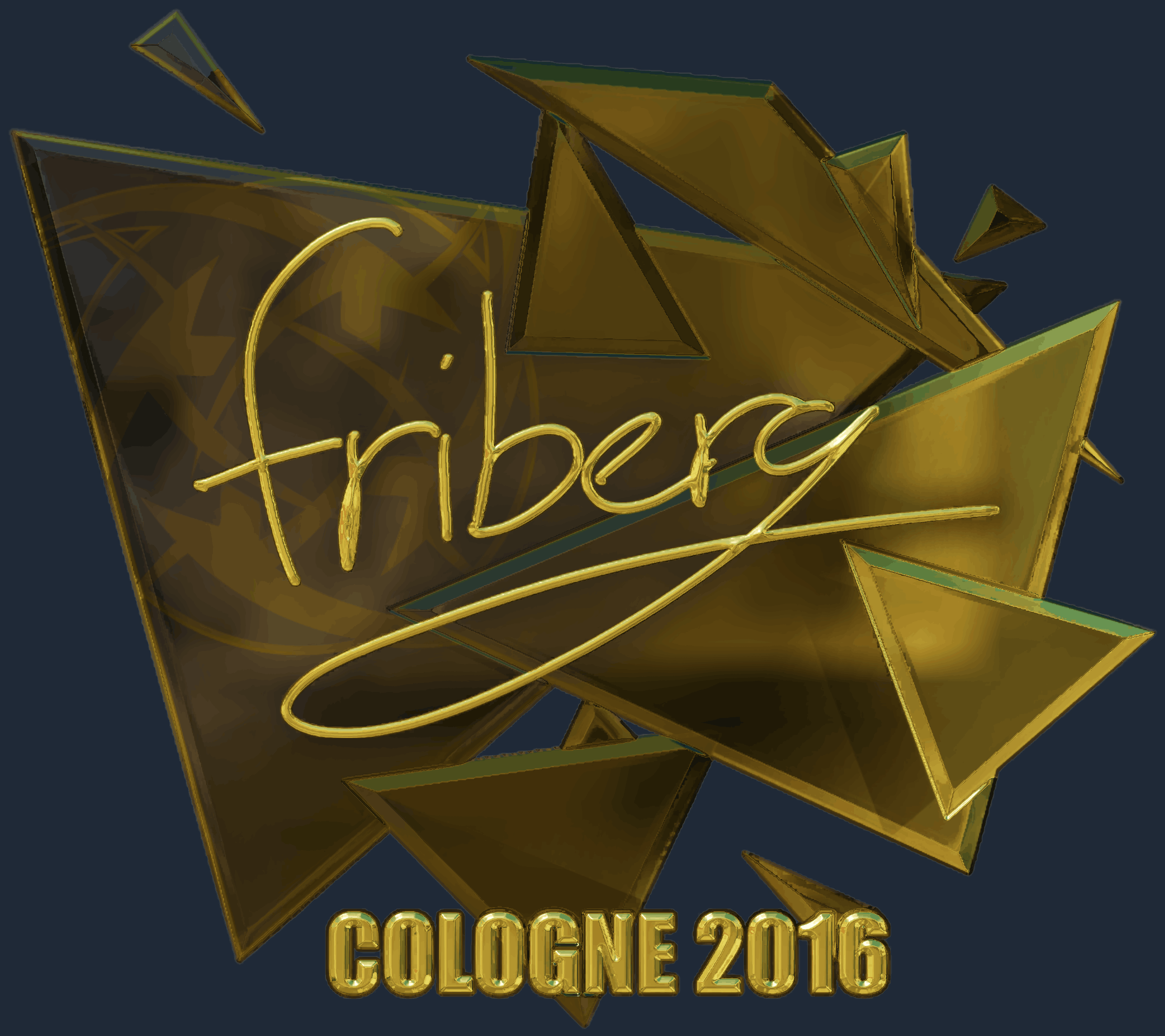 Sticker | friberg (Gold) | Cologne 2016 Screenshot
