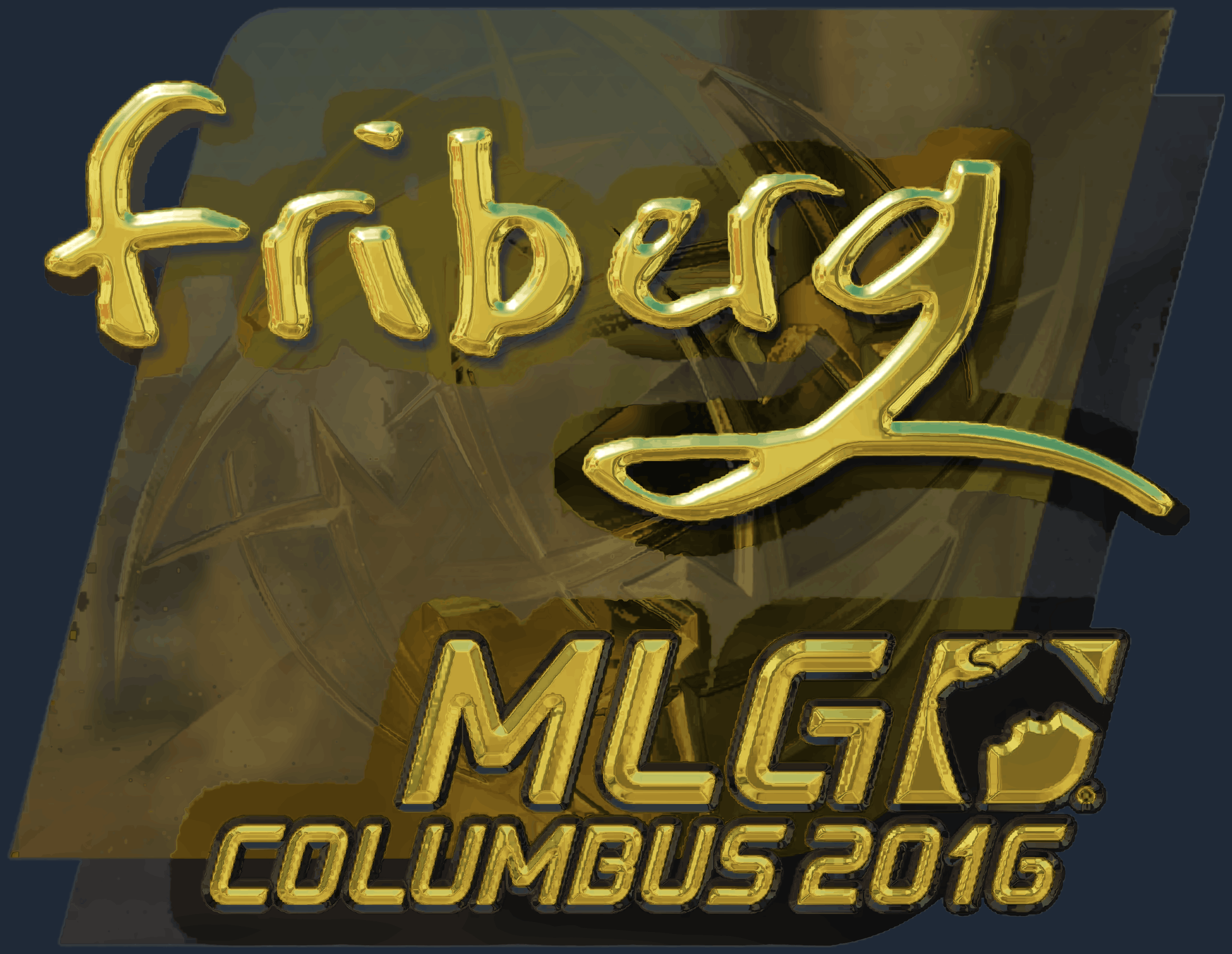 Sticker | friberg (Gold) | MLG Columbus 2016 Screenshot
