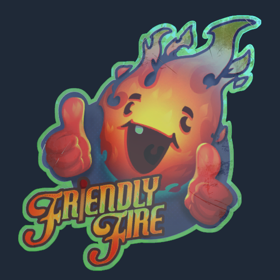 Sticker | Friendly Fire (Holo) Screenshot