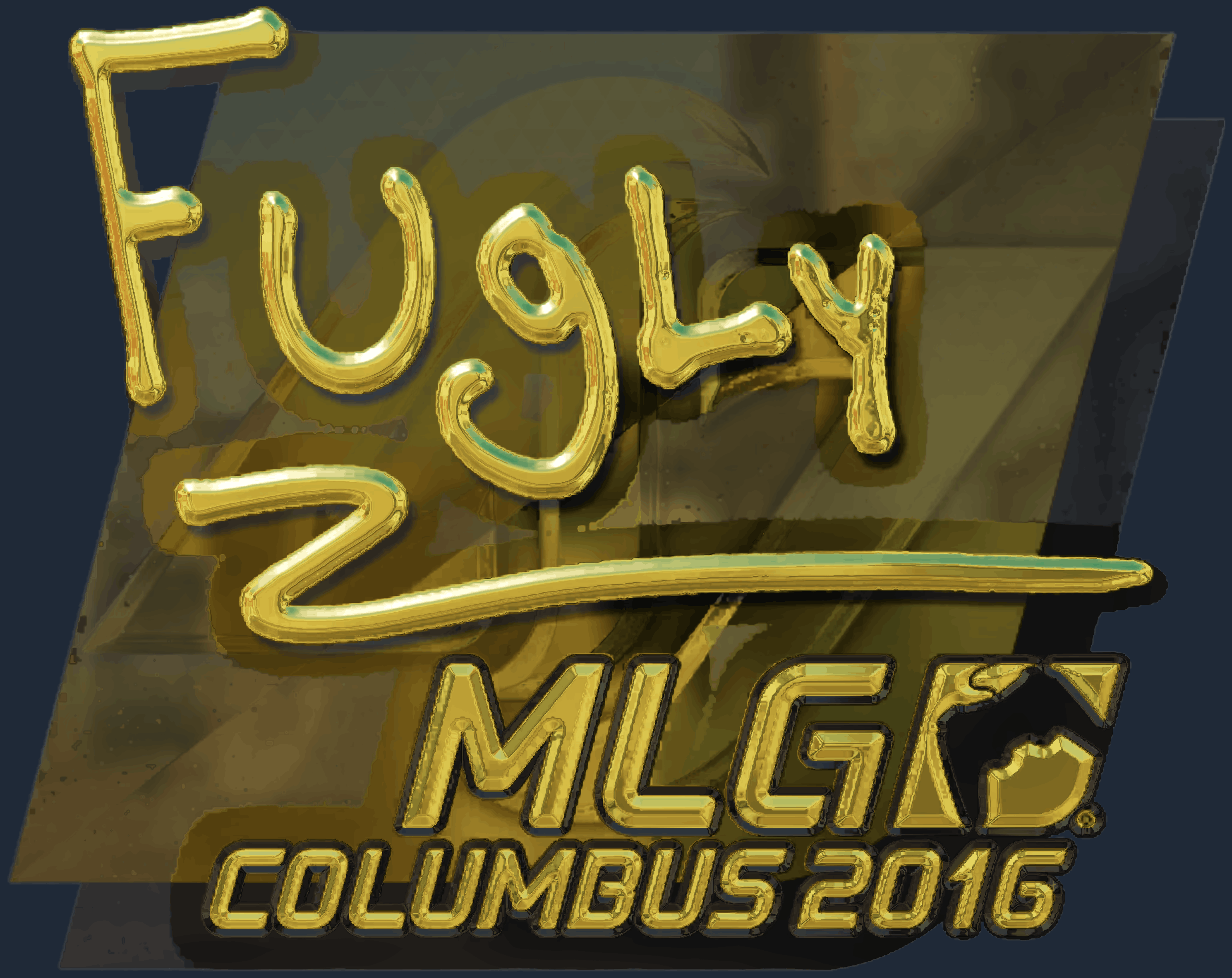Sticker | FugLy (Gold) | MLG Columbus 2016 Screenshot