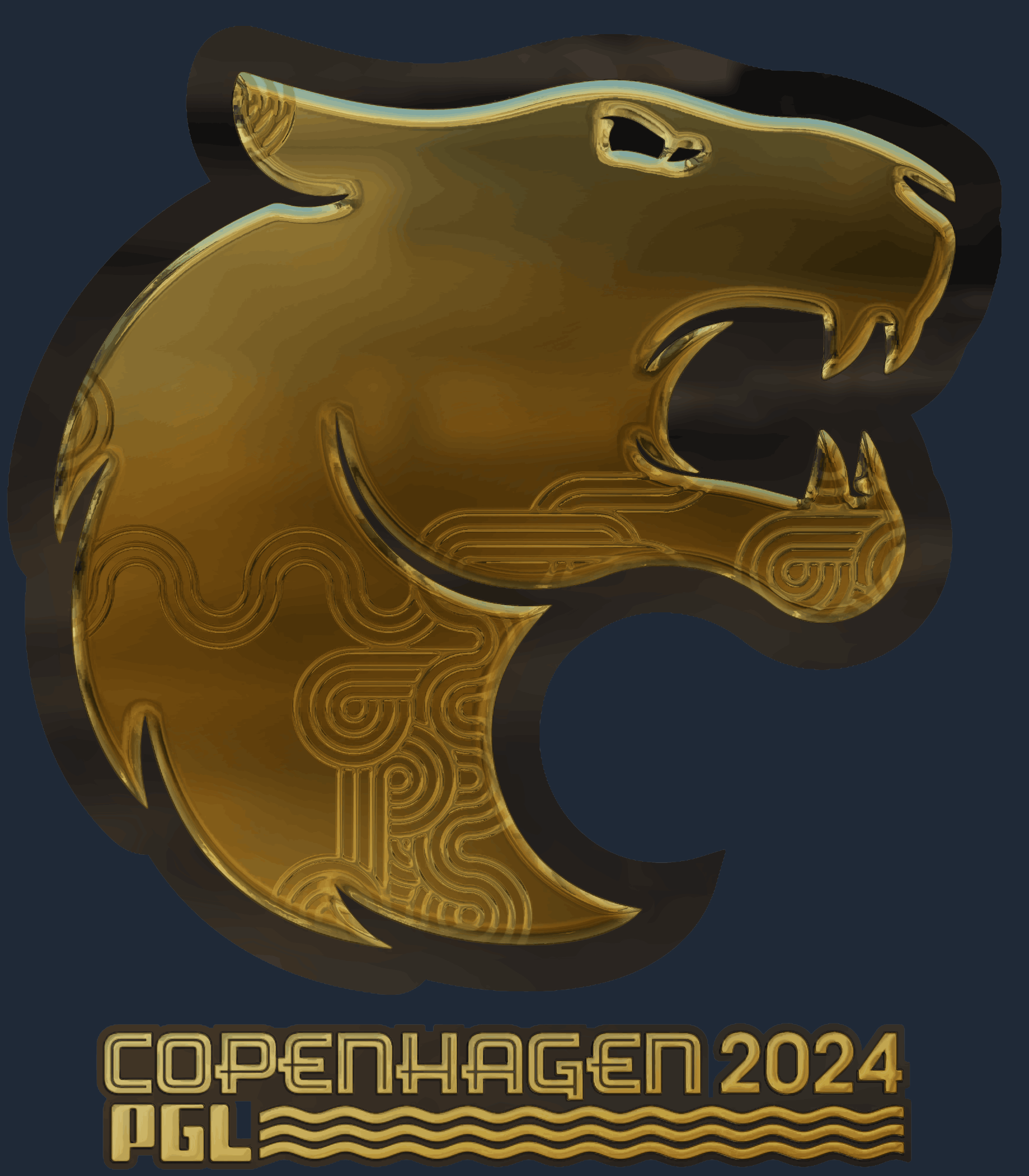 Sticker | FURIA (Gold) | Copenhagen 2024 Screenshot