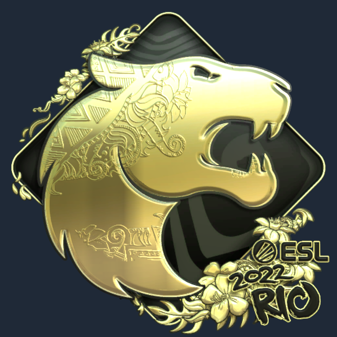 Sticker | FURIA (Gold) | Rio 2022 Screenshot