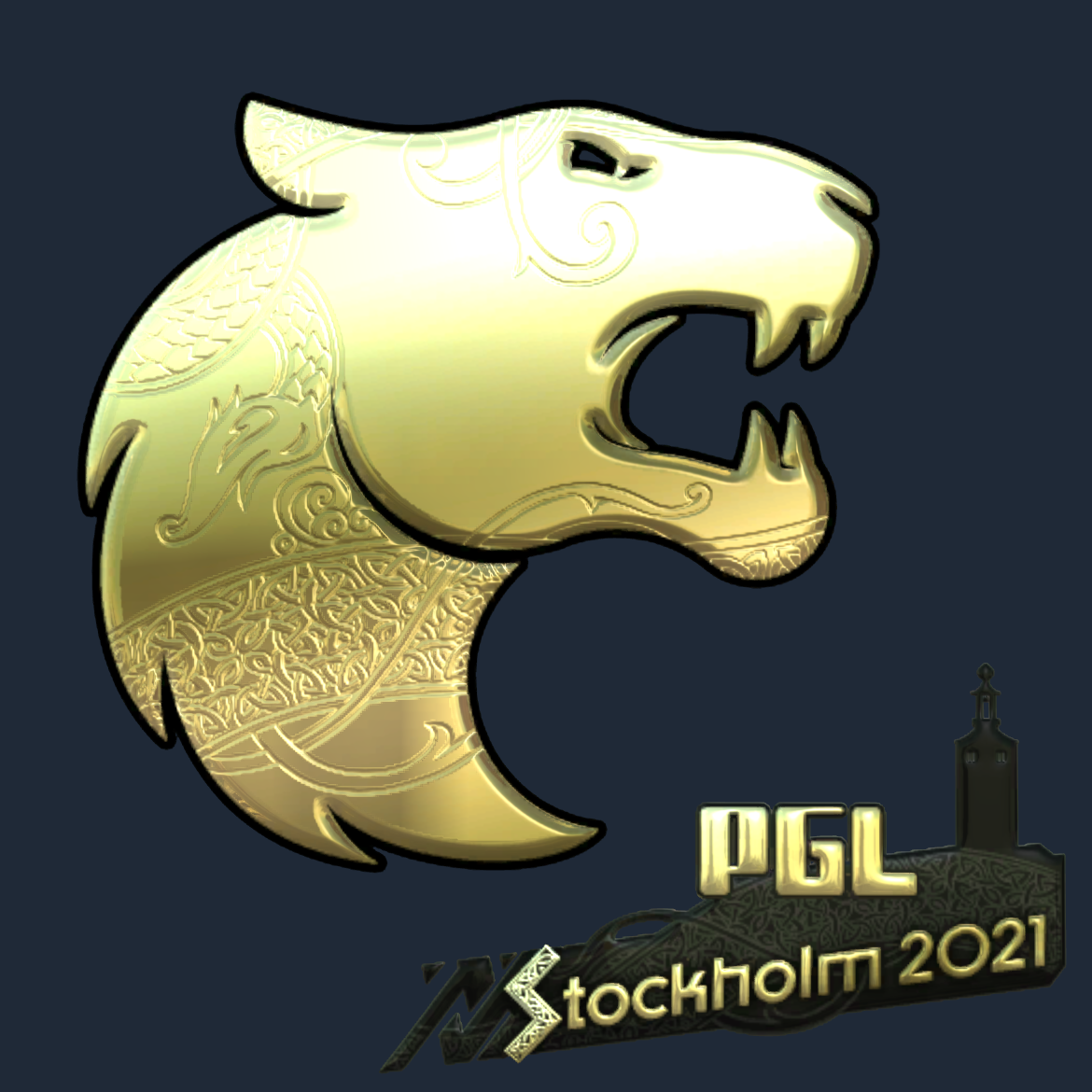 Sticker | FURIA (Gold) | Stockholm 2021 Screenshot