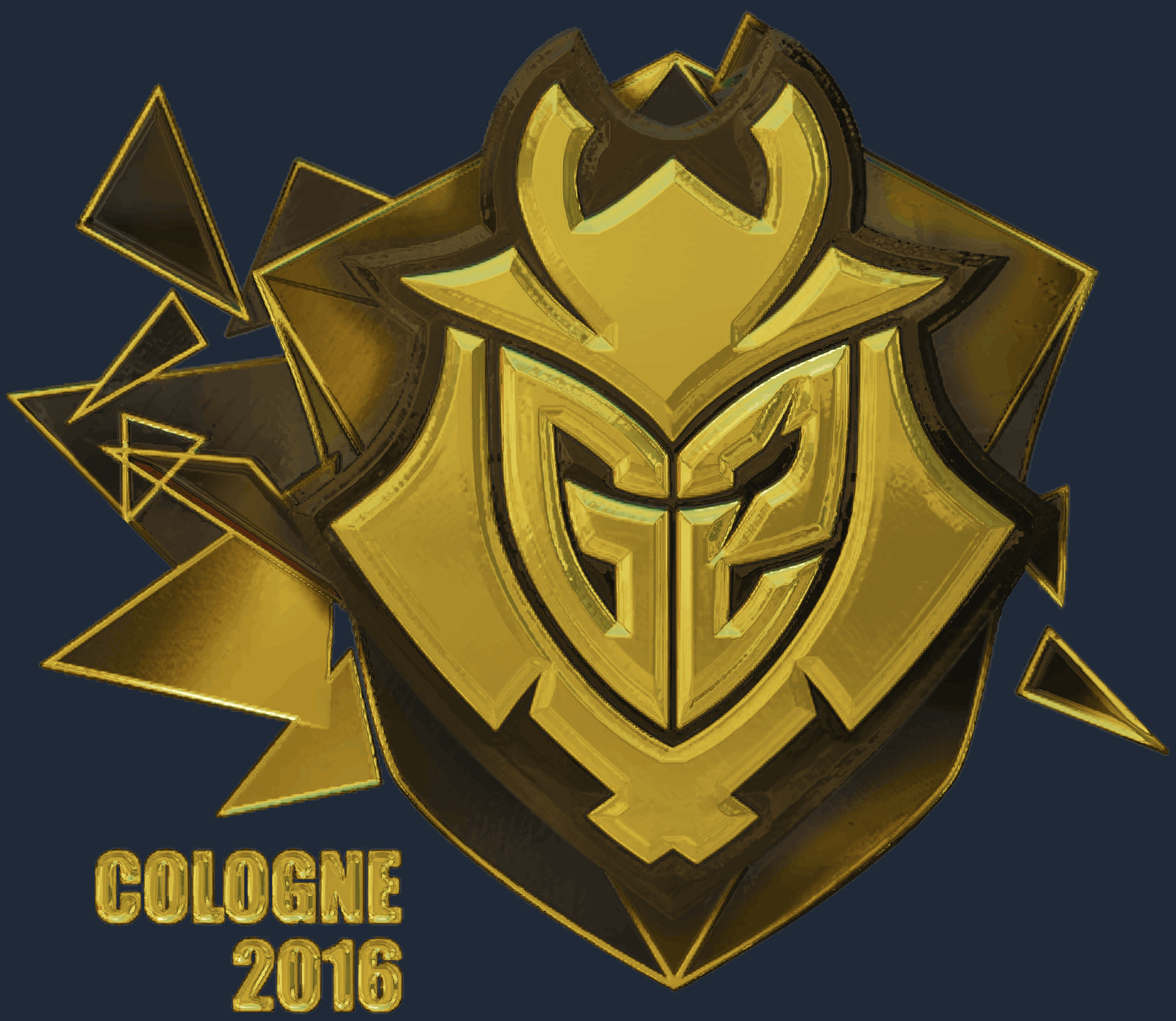 Sticker | G2 Esports (Gold) | Cologne 2016 Screenshot