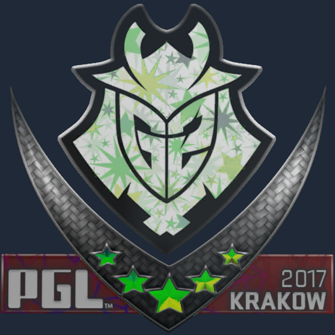 Sticker | G2 Esports (Holo) | Krakow 2017 Screenshot