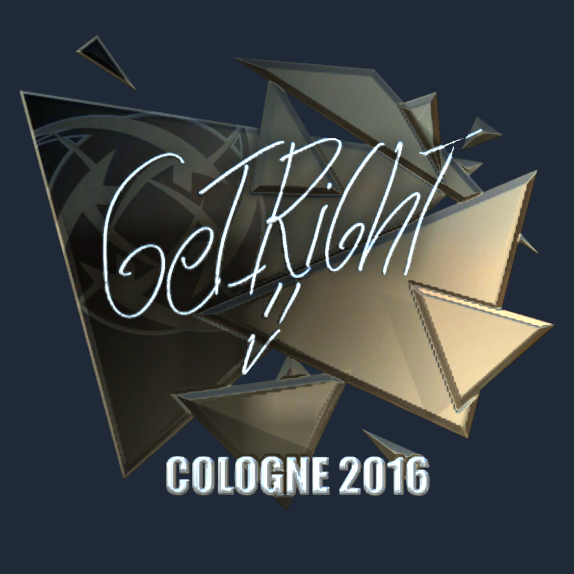 Sticker | GeT_RiGhT (Foil) | Cologne 2016 Screenshot