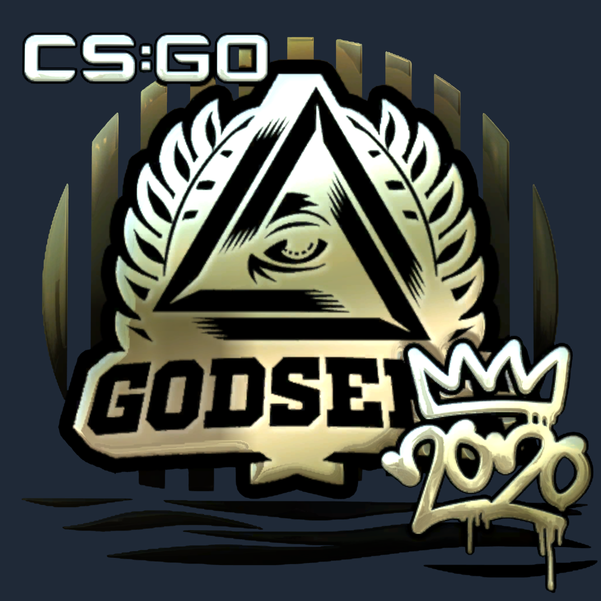 Sticker | GODSENT (Gold) | 2020 RMR Screenshot