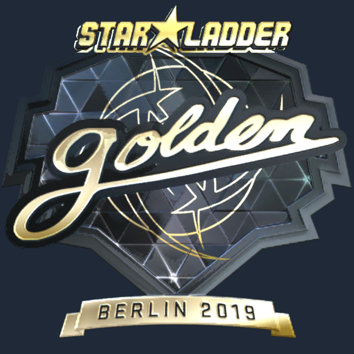 Sticker | Golden (Gold) | Berlin 2019 Screenshot