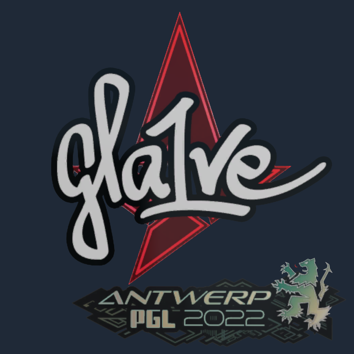Sticker | gla1ve | Antwerp 2022 Screenshot