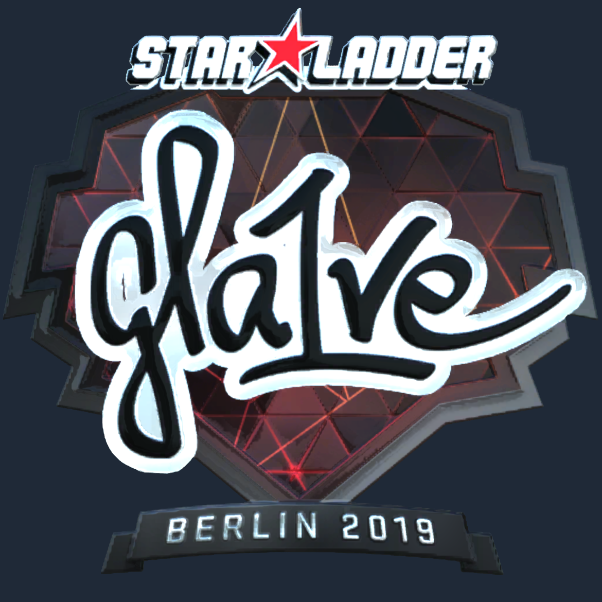 Sticker | gla1ve (Foil) | Berlin 2019 Screenshot