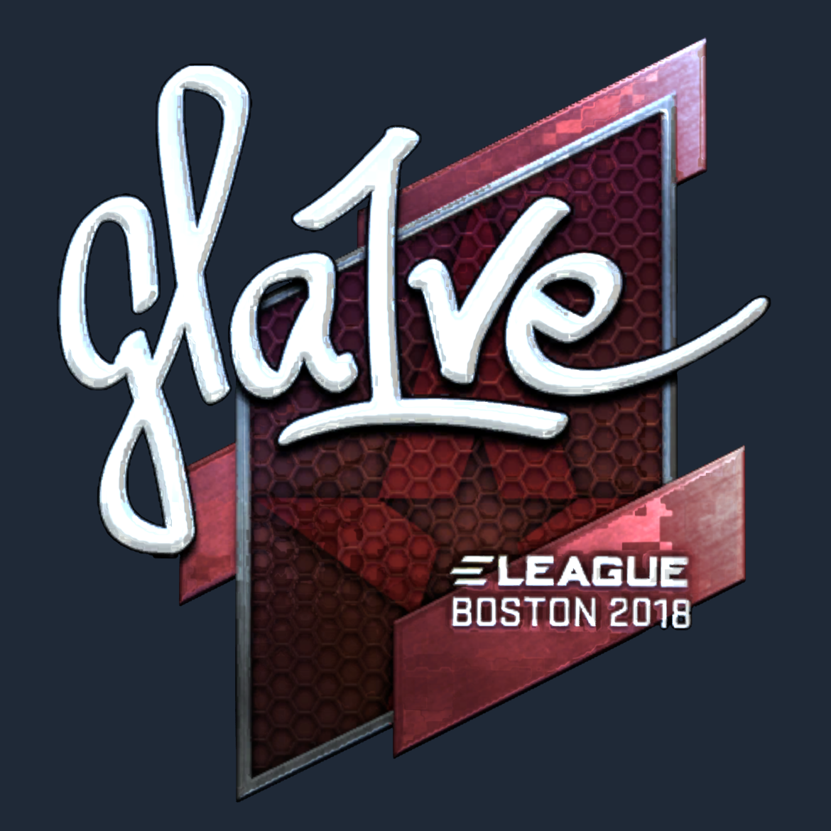 Sticker | gla1ve (Foil) | Boston 2018 Screenshot