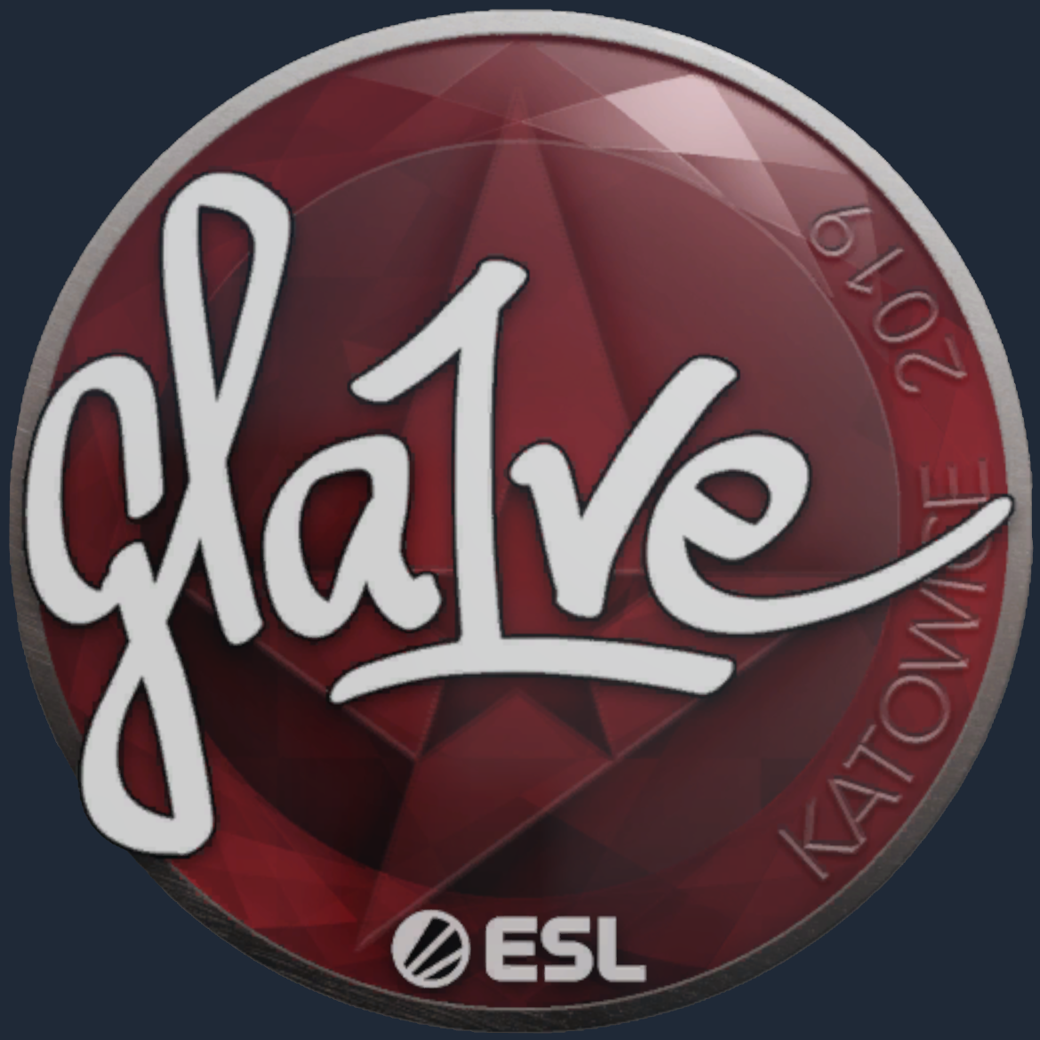 Sticker | gla1ve | Katowice 2019 Screenshot