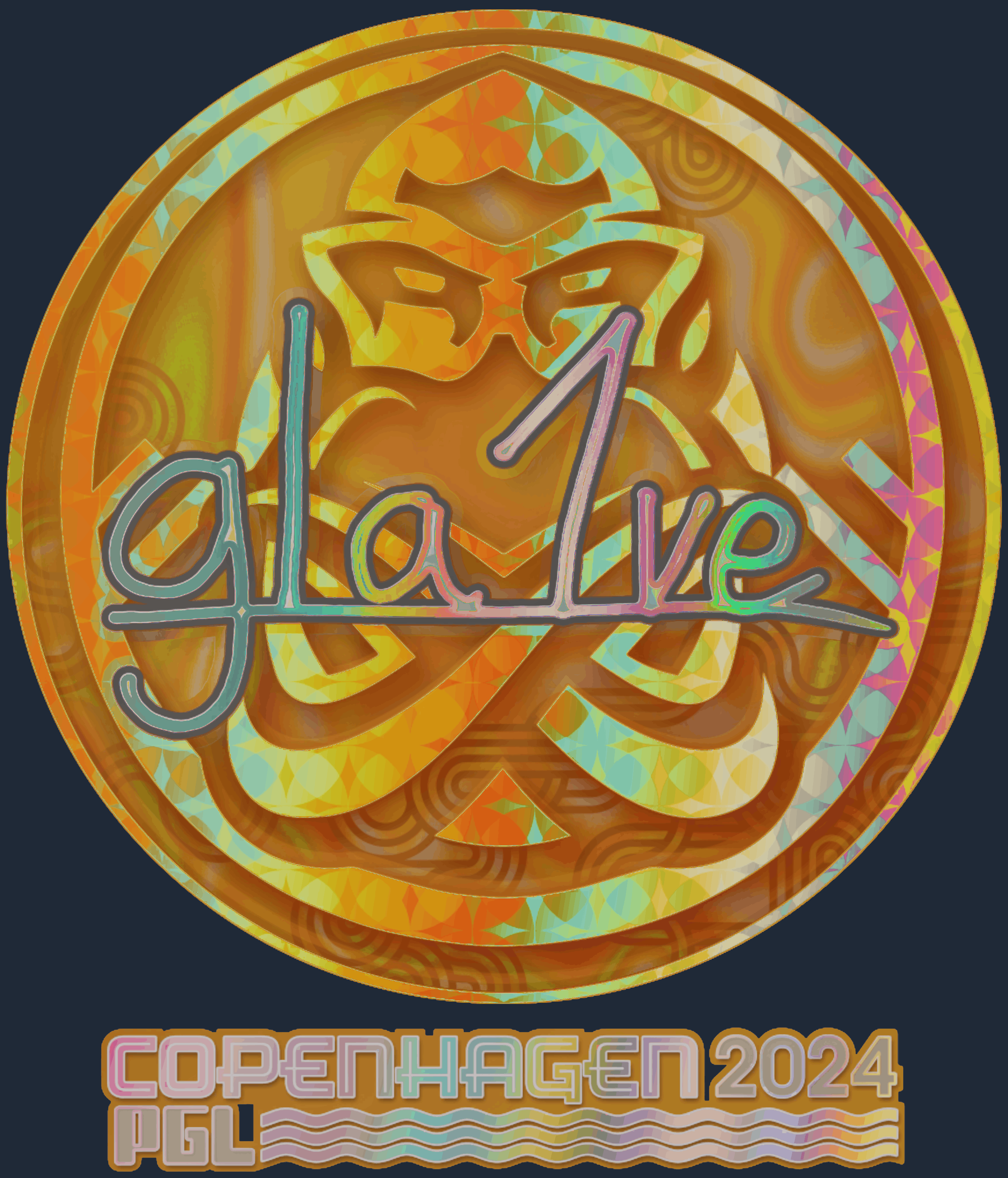 Sticker | gla1ve (Holo) | Copenhagen 2024 Screenshot