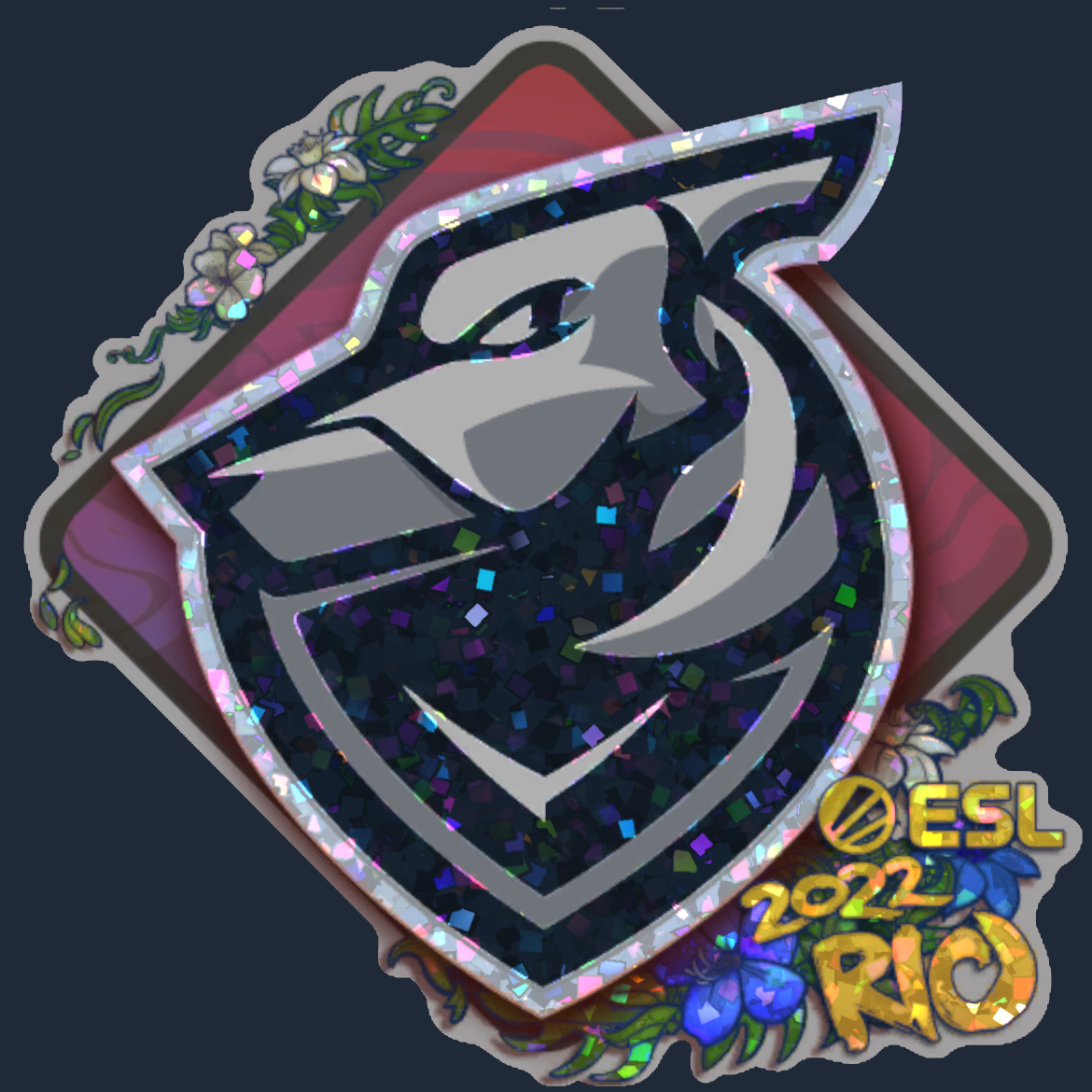 Sticker | Grayhound Gaming (Glitter) | Rio 2022 Screenshot