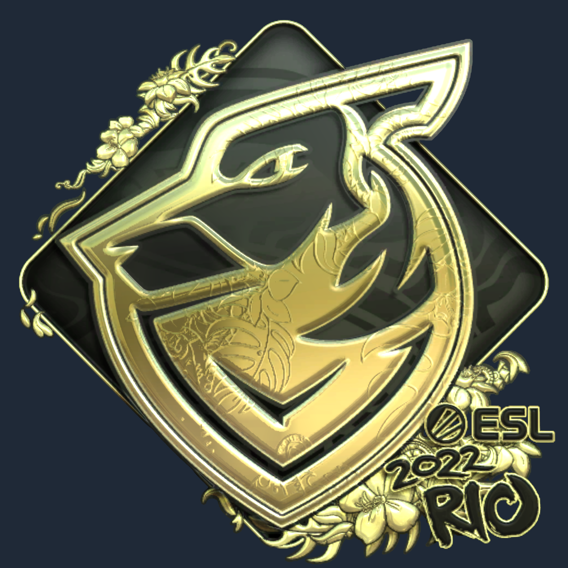 Sticker | Grayhound Gaming (Gold) | Rio 2022 Screenshot