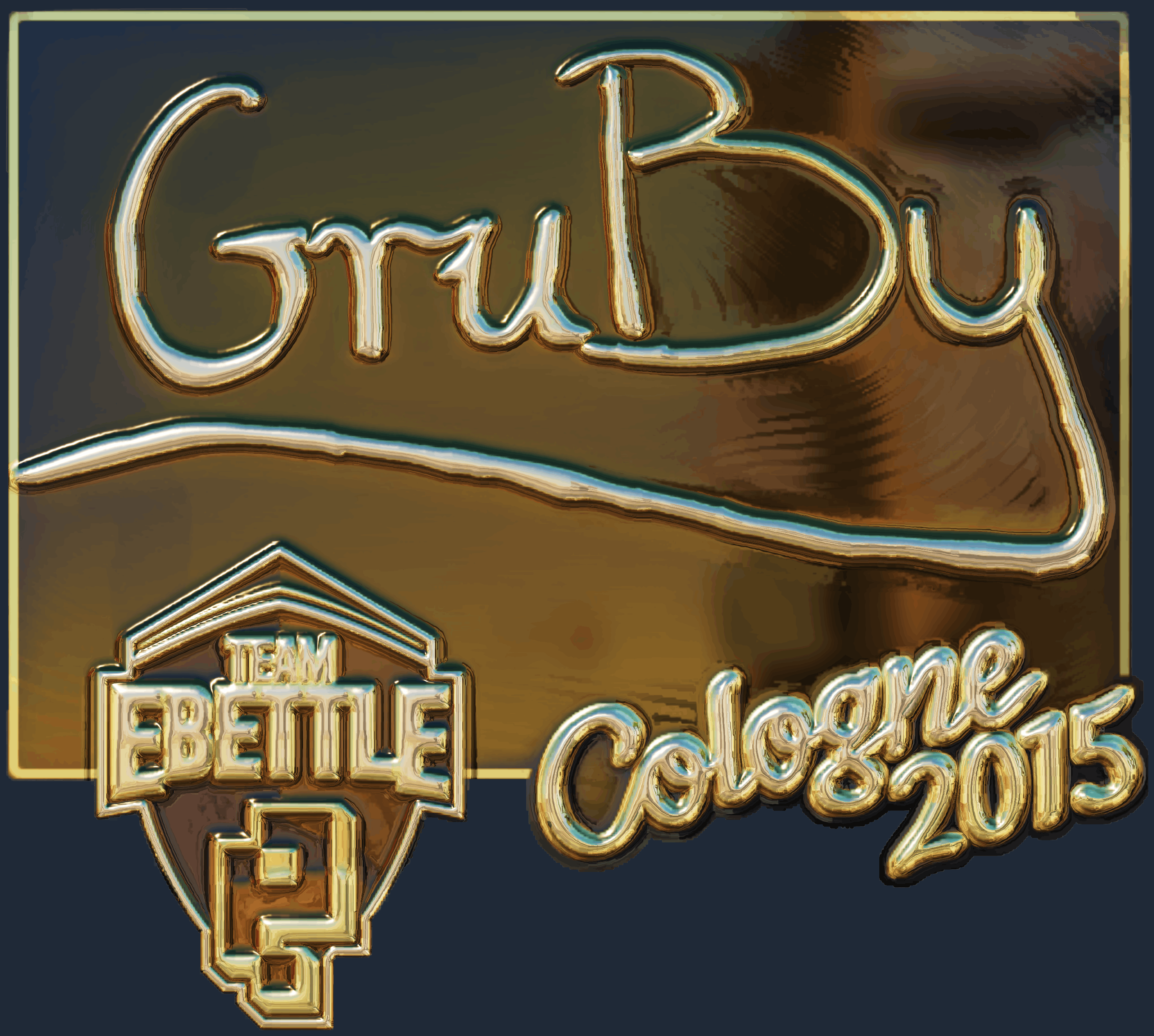 Sticker | GruBy (Gold) | Cologne 2015 Screenshot