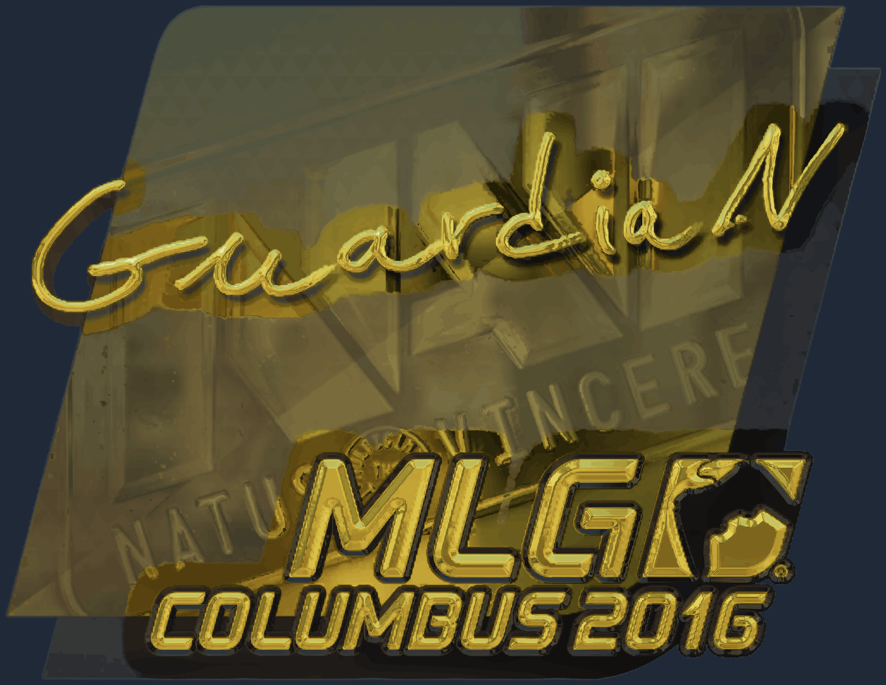Sticker | GuardiaN (Gold) | MLG Columbus 2016 Screenshot